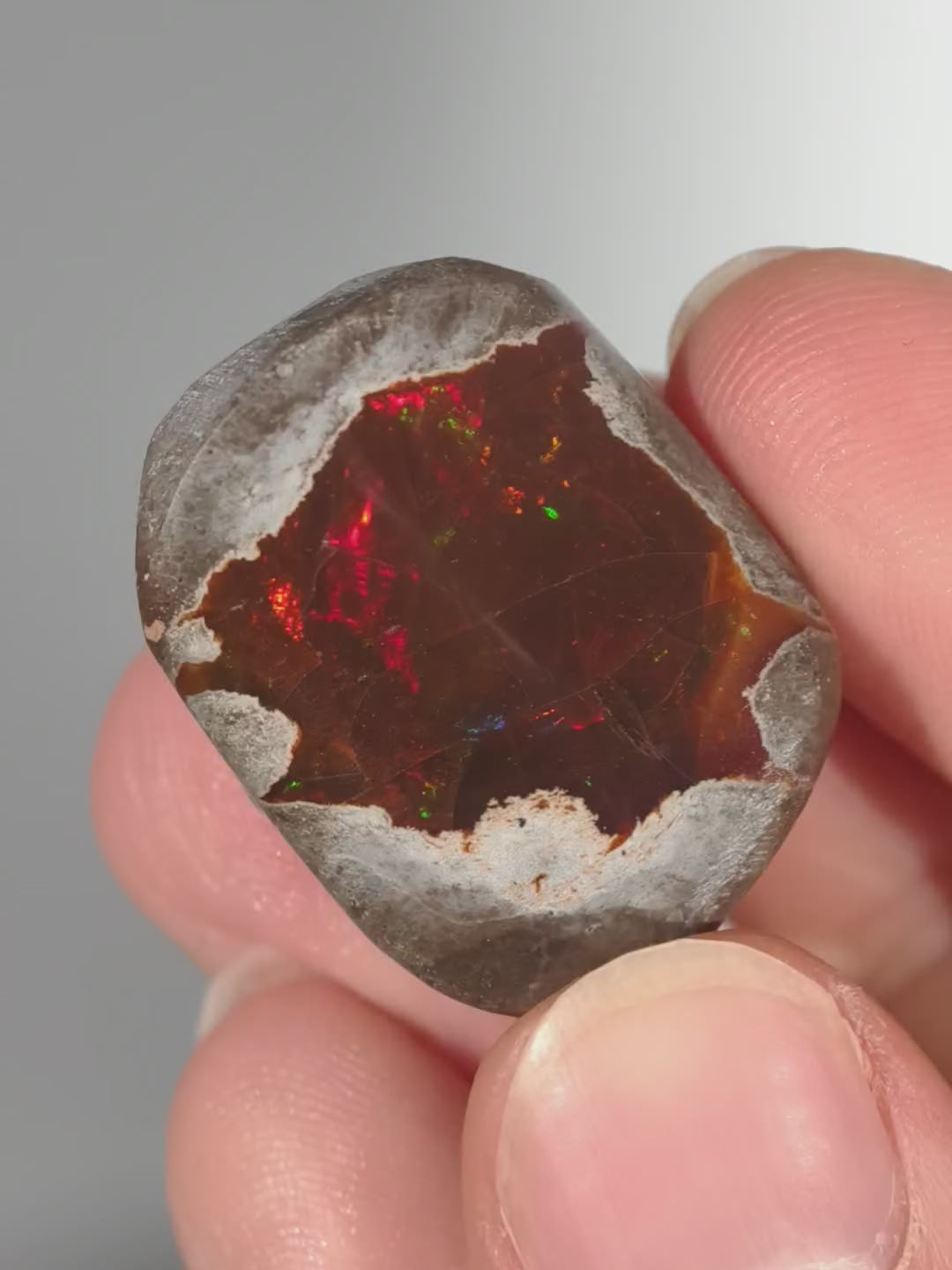 Schokoladen Opal aus Äthiopien - Shewa