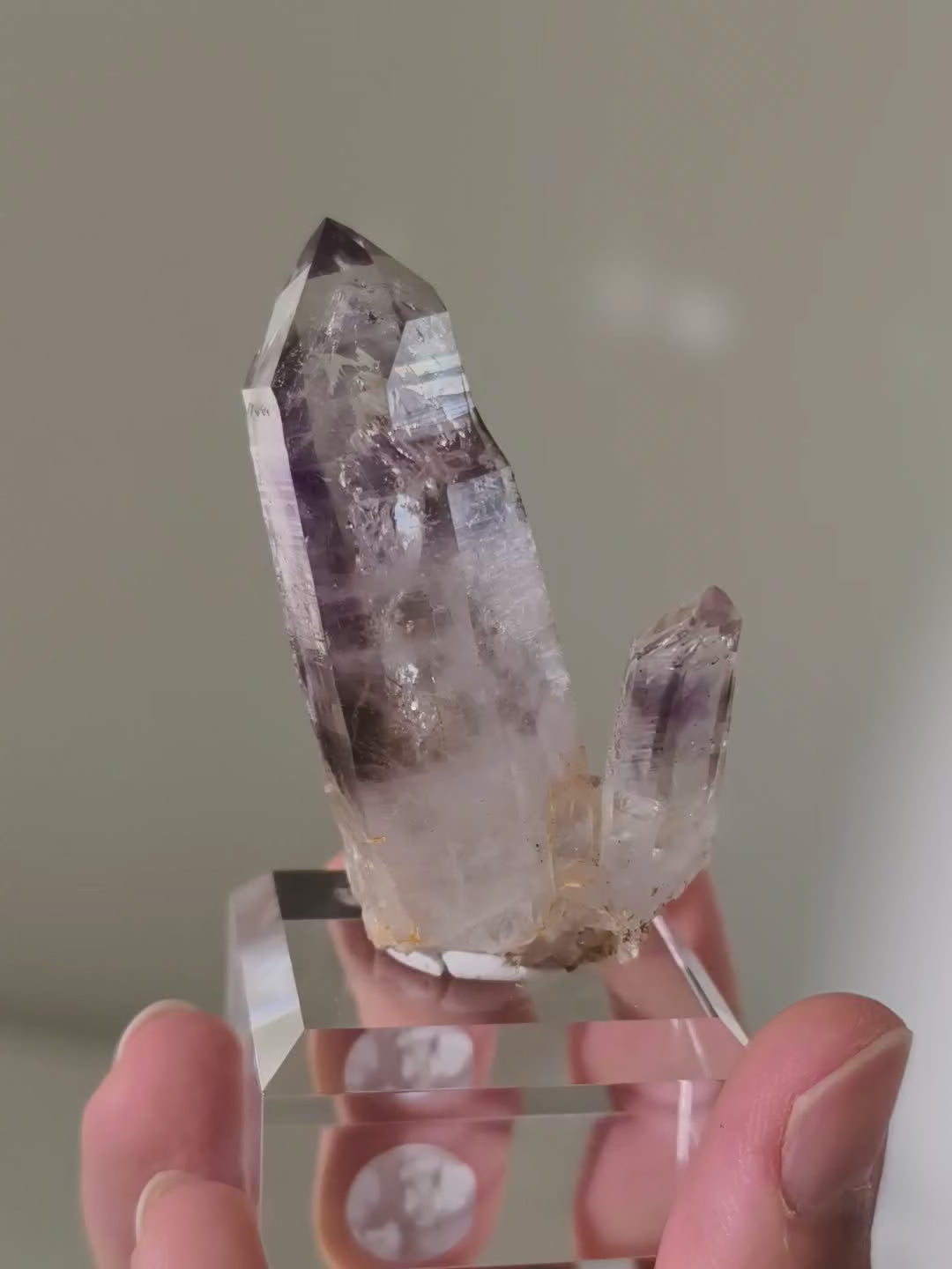 Streep Mine Amethyst Spitzen Cluster aus Goboboseb, Namibia