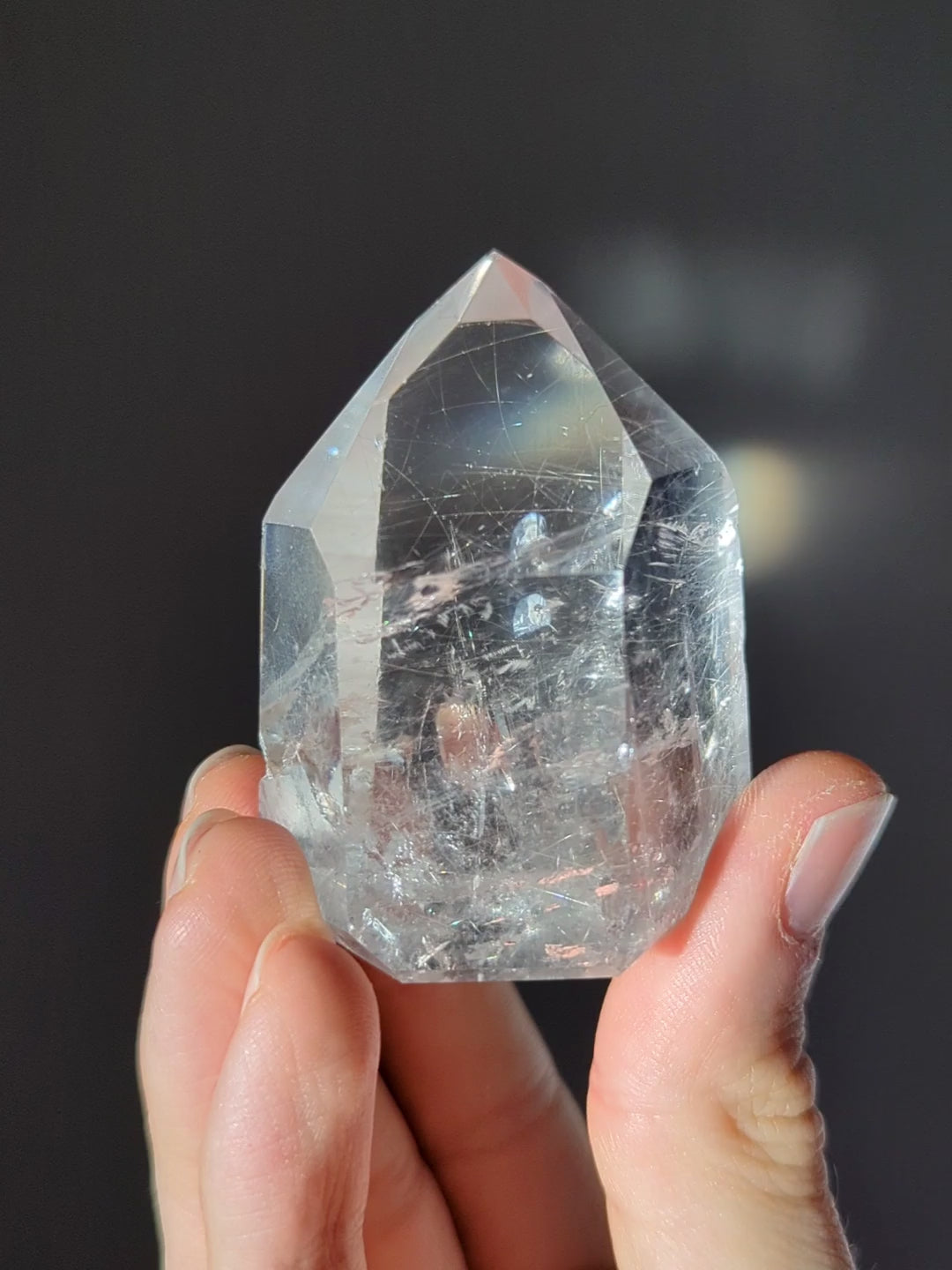 Silber Rutilquarz Turm aus Brasilien A-Qualität