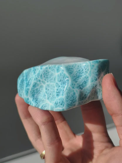Larimar Freiform 🩵 hohe Qualität