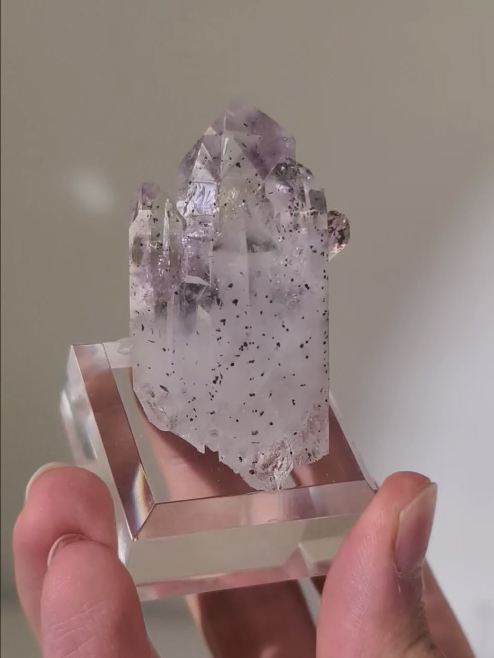 Streep Mine Amethyst Spitze (Schloss) 🏰 aus Goboboseb, Namibia
