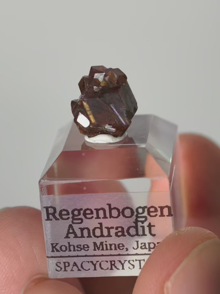 Regenbogen Andradit - Kohse Mine, Japan (selten)