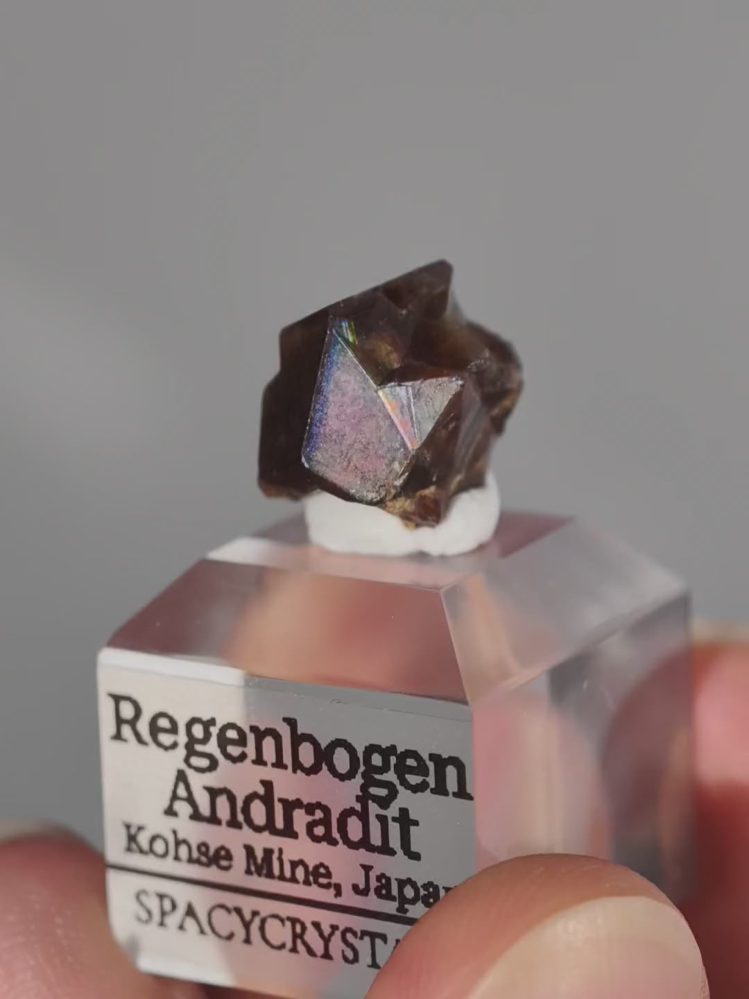 Regenbogen Andradit - Kohse Mine, Japan (selten)