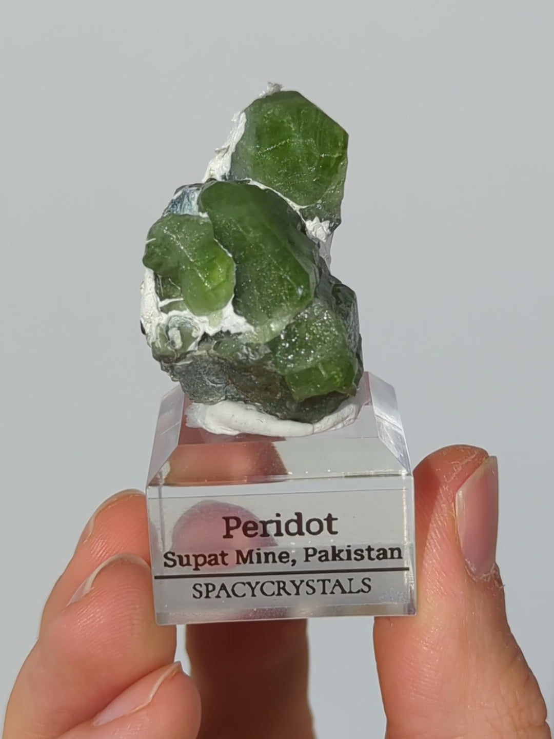 Grüner Peridot aus Pakistan