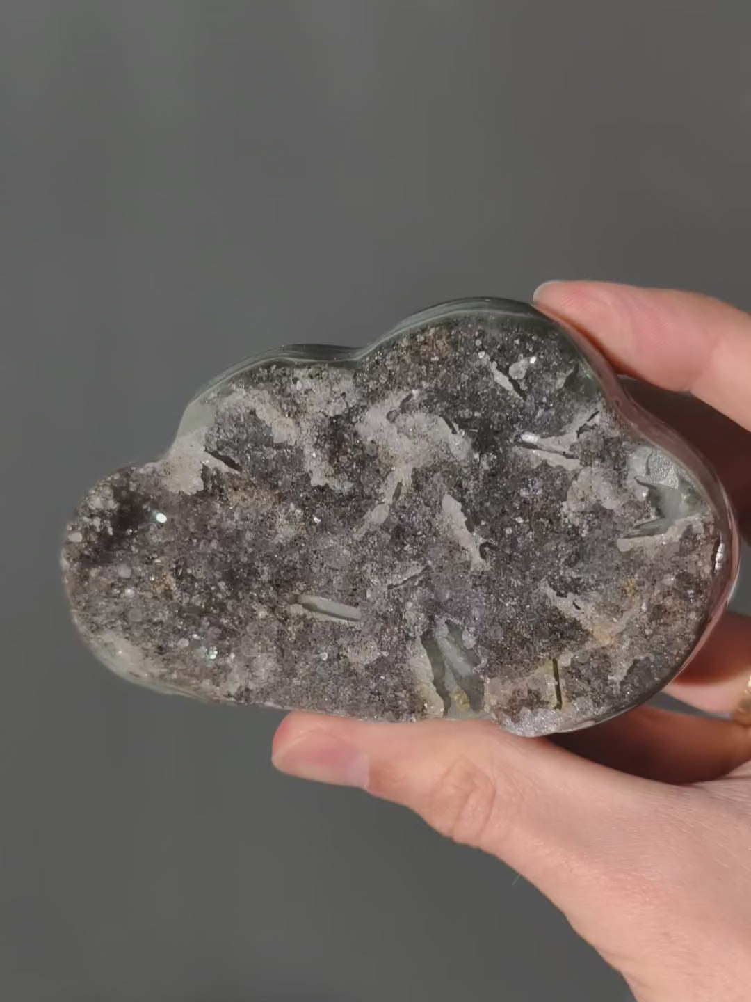 Druzy Amethyst Achat Wolke aus Brasilien