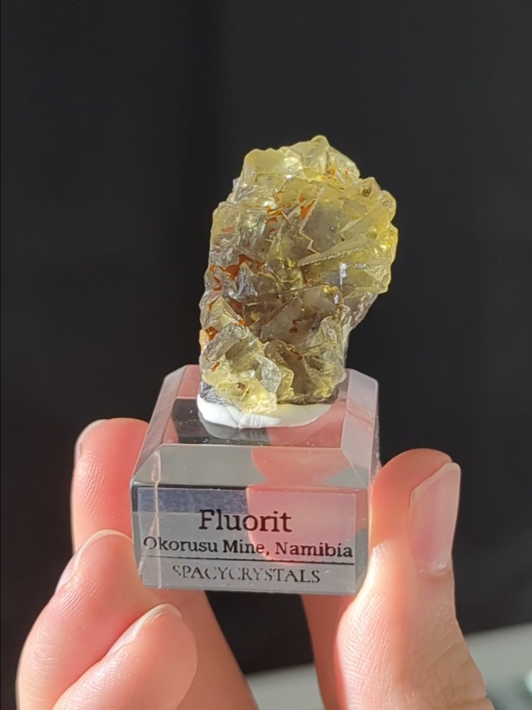Okorusu Fluorit gelb aus Namibia