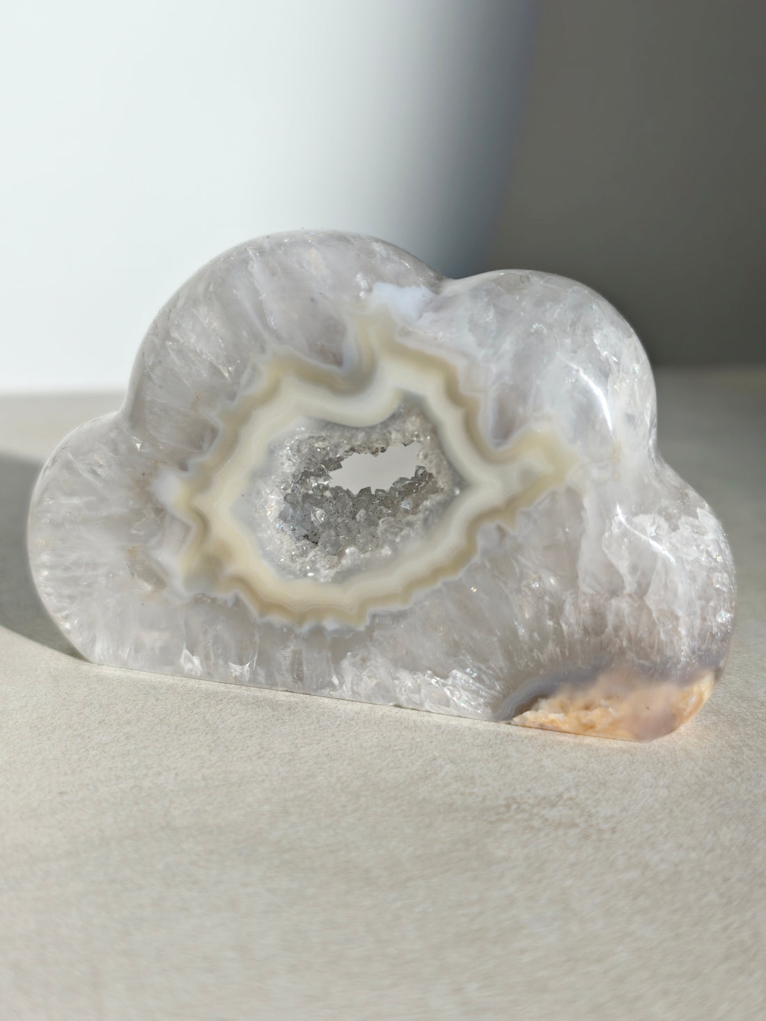 Druzy Achat Wolke aus Brasilien ☁️