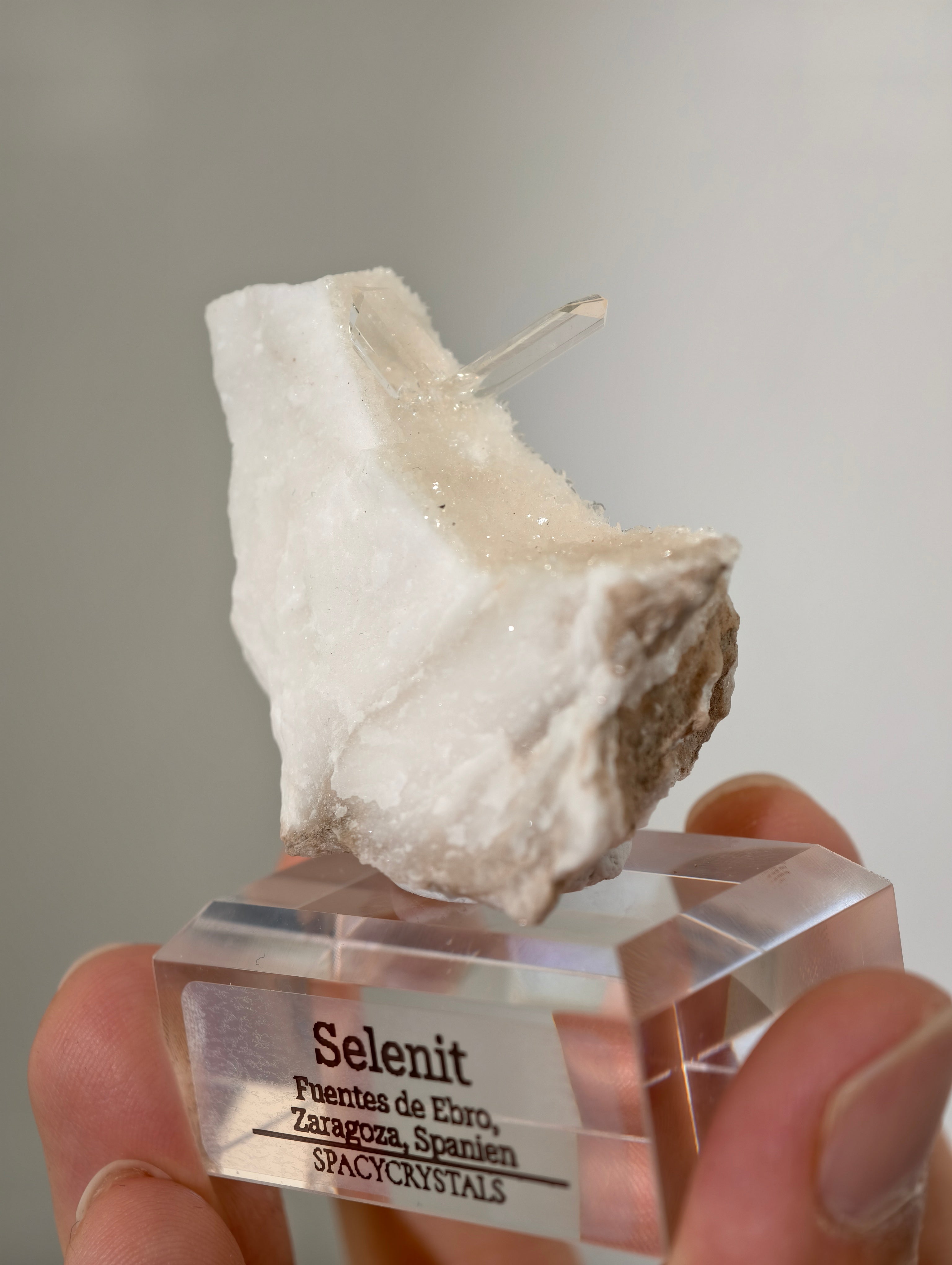 Selenit aus Spanien (UV-Aktiv)