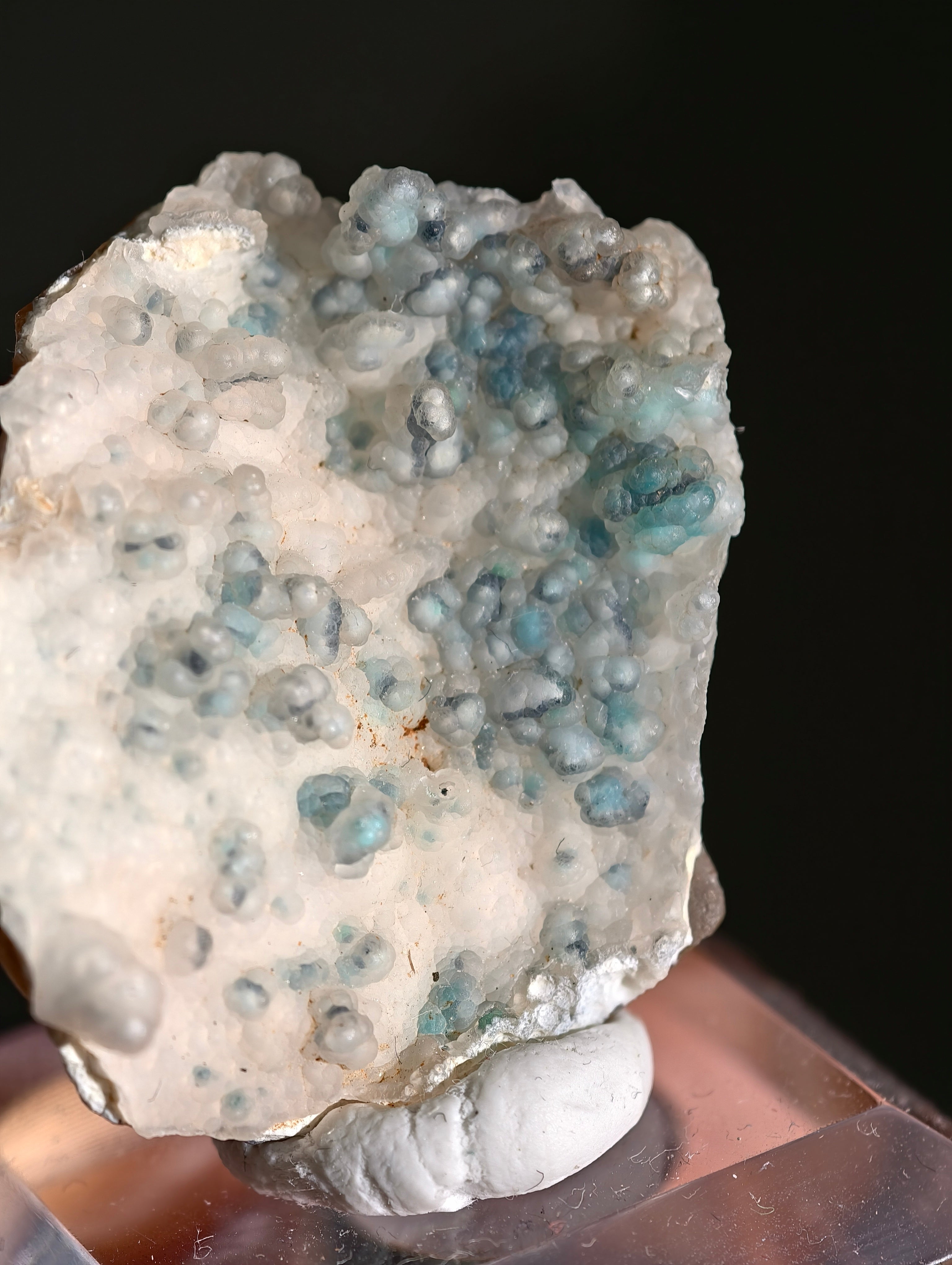 Neufund! Chrysokoll in Chalcedon aus Indonesien