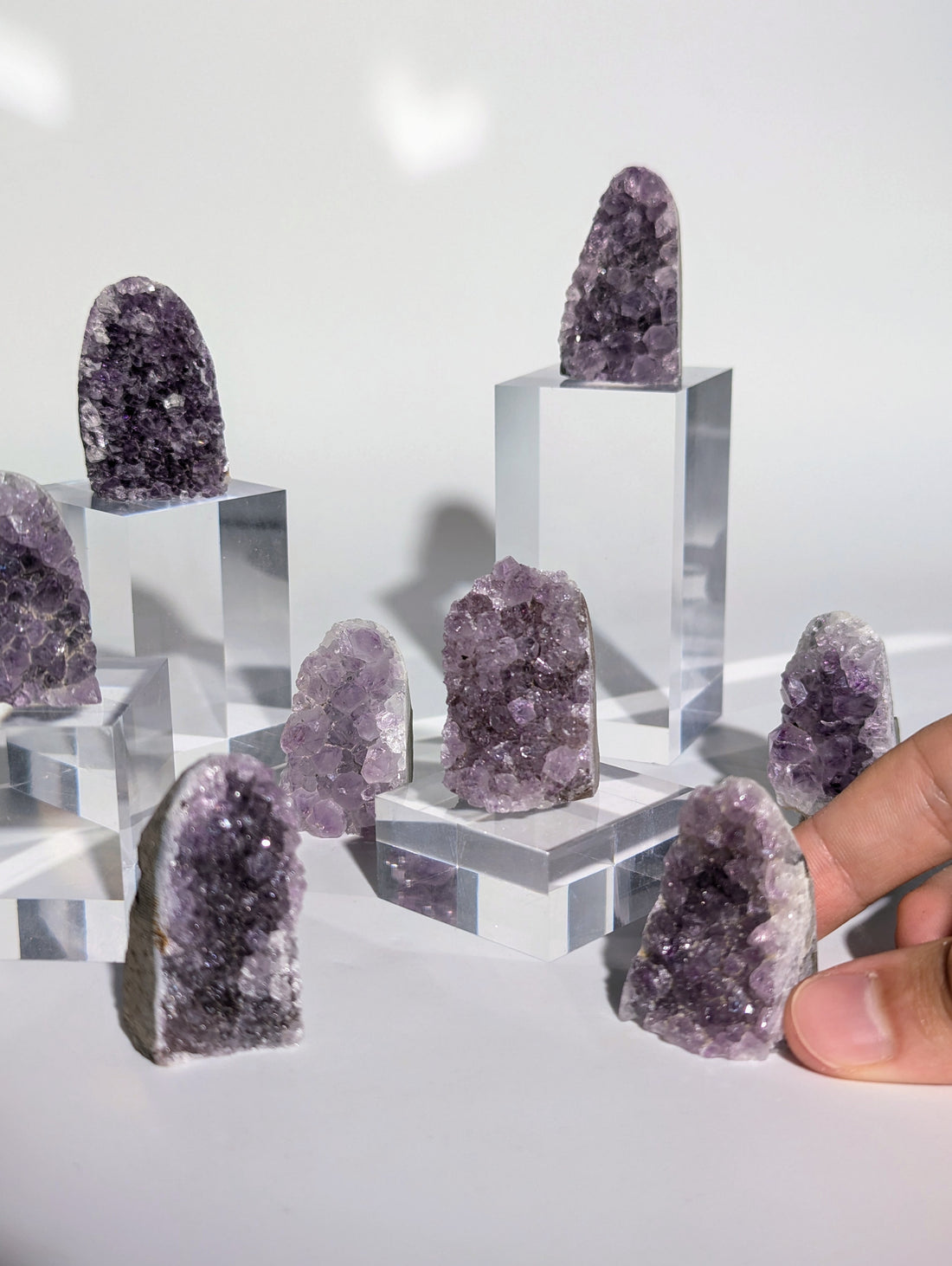 Mini Amethyst Cluster stehend Cutbase