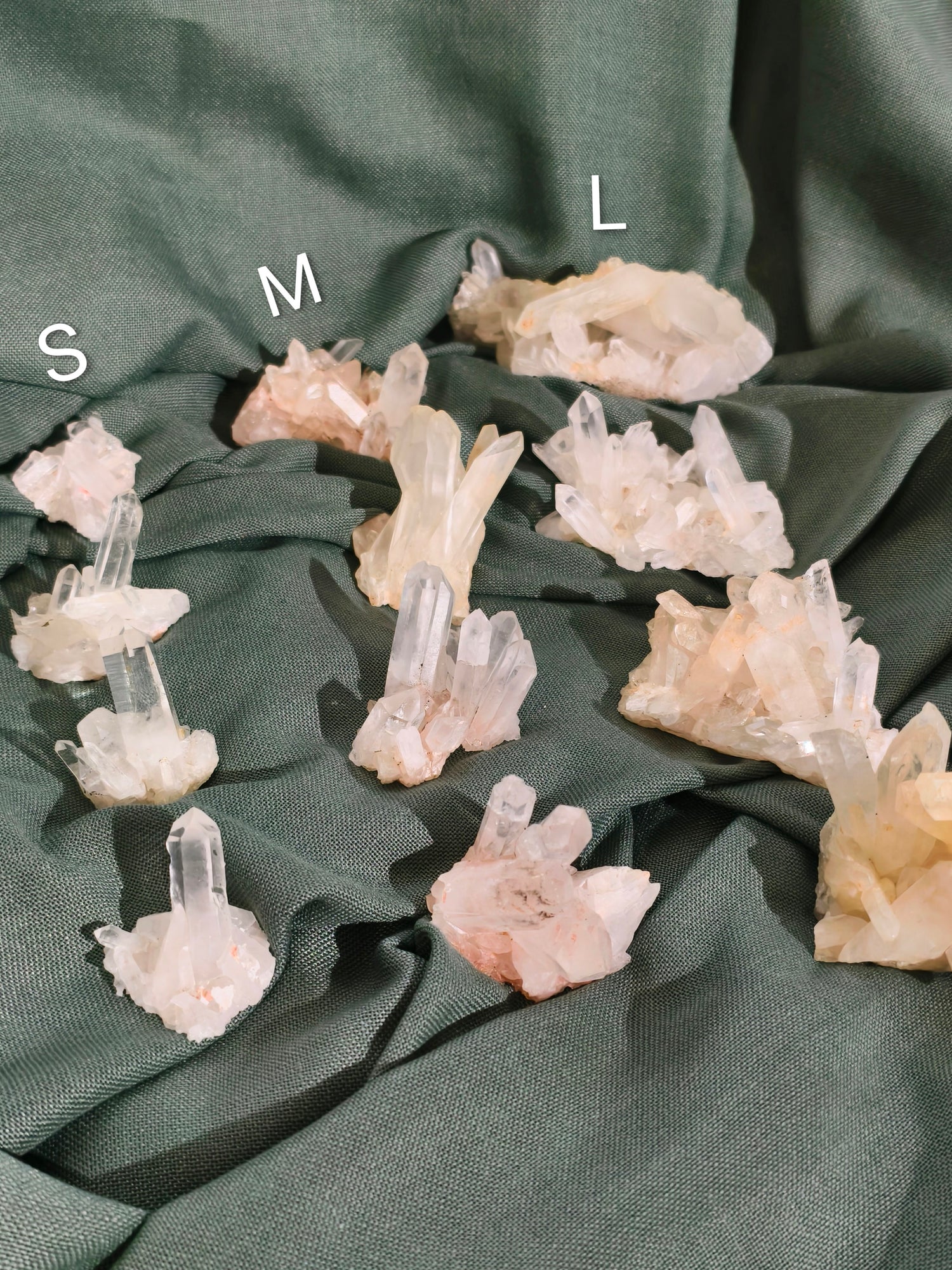 Bergkristall Stufen aus Brasilien (Größen S-L)