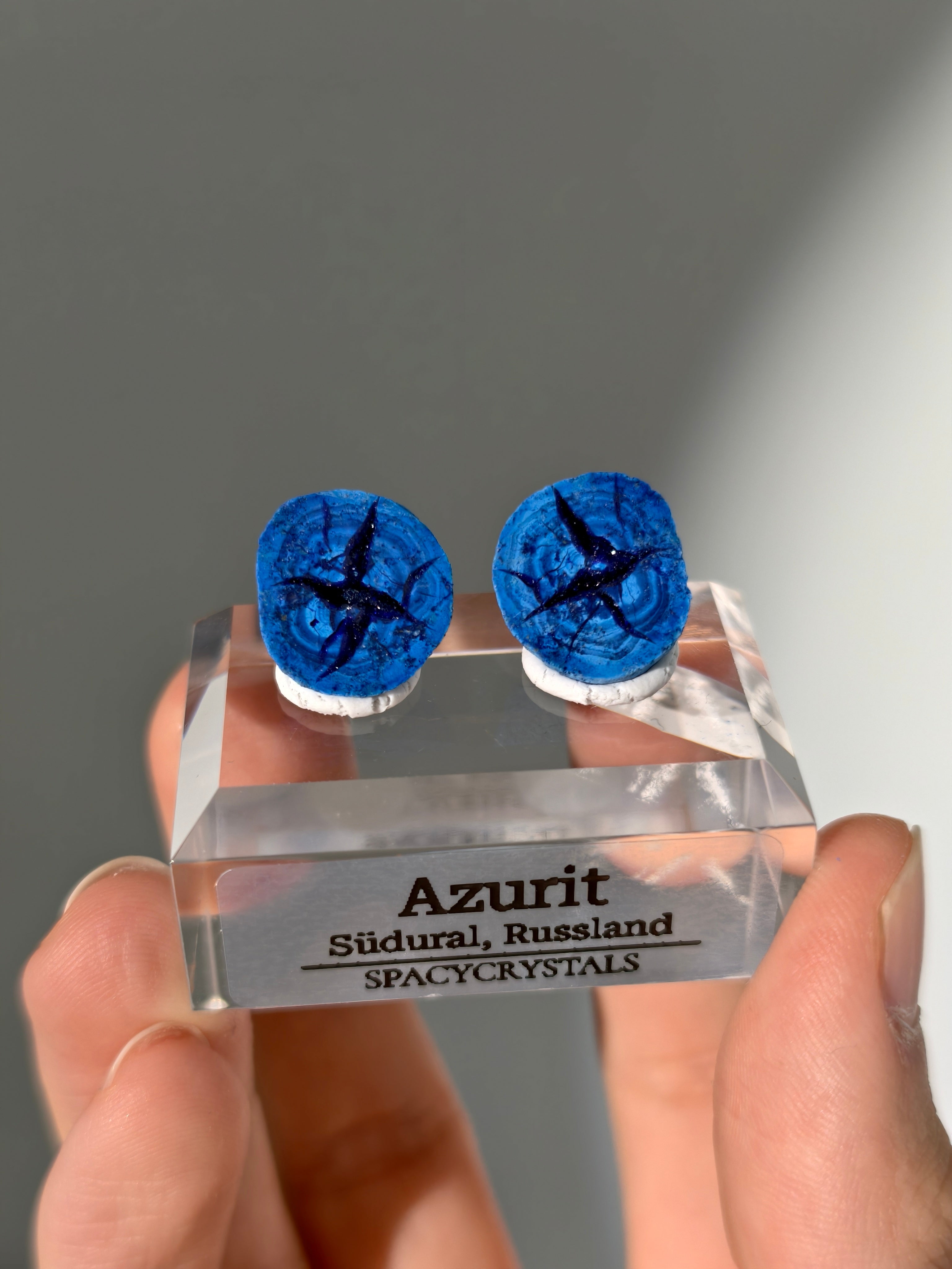 Azurit Geoden aus Russland 🫐