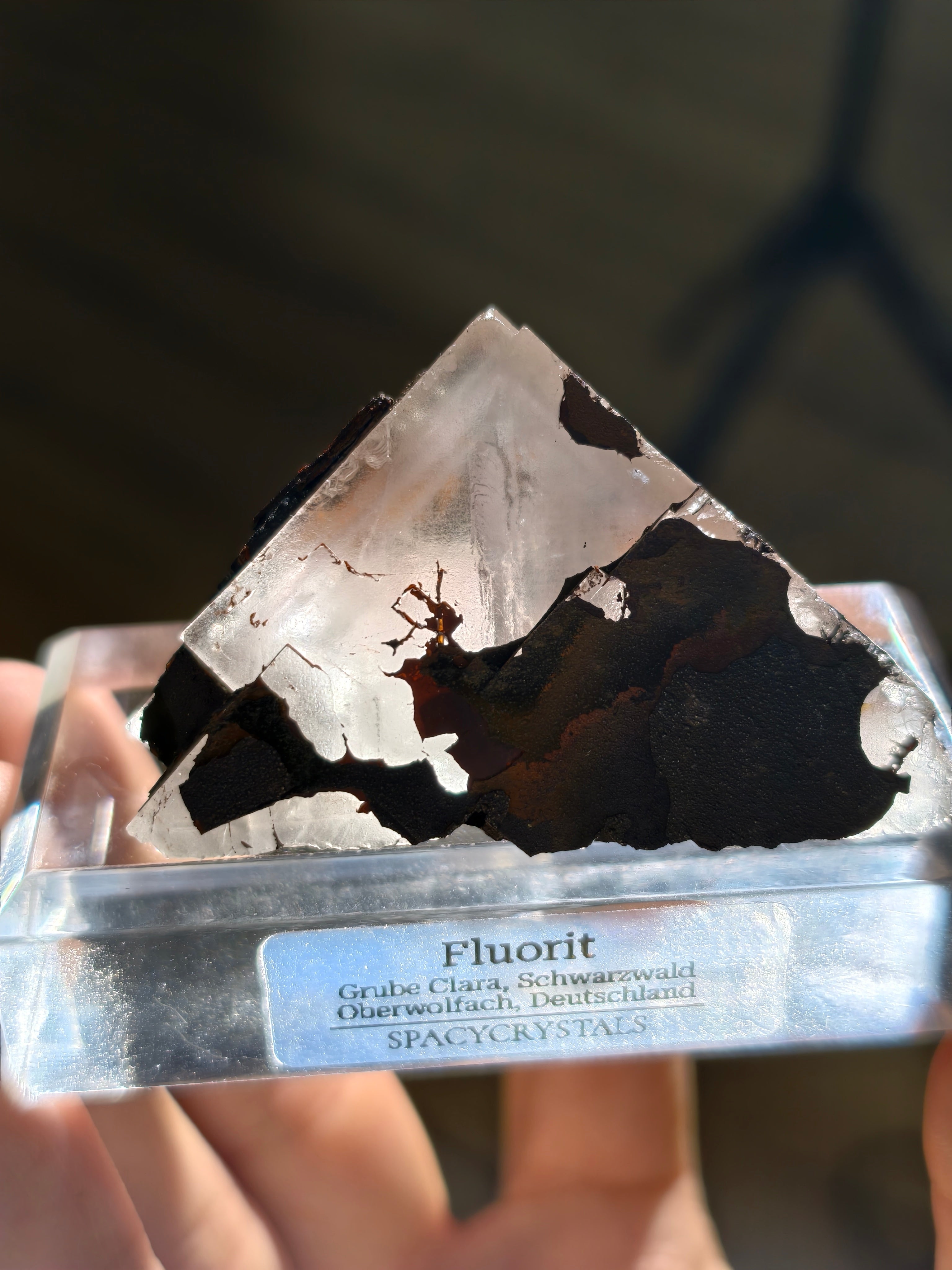 Grube Clara Fluorit mit Goethit (Schwarzwald)