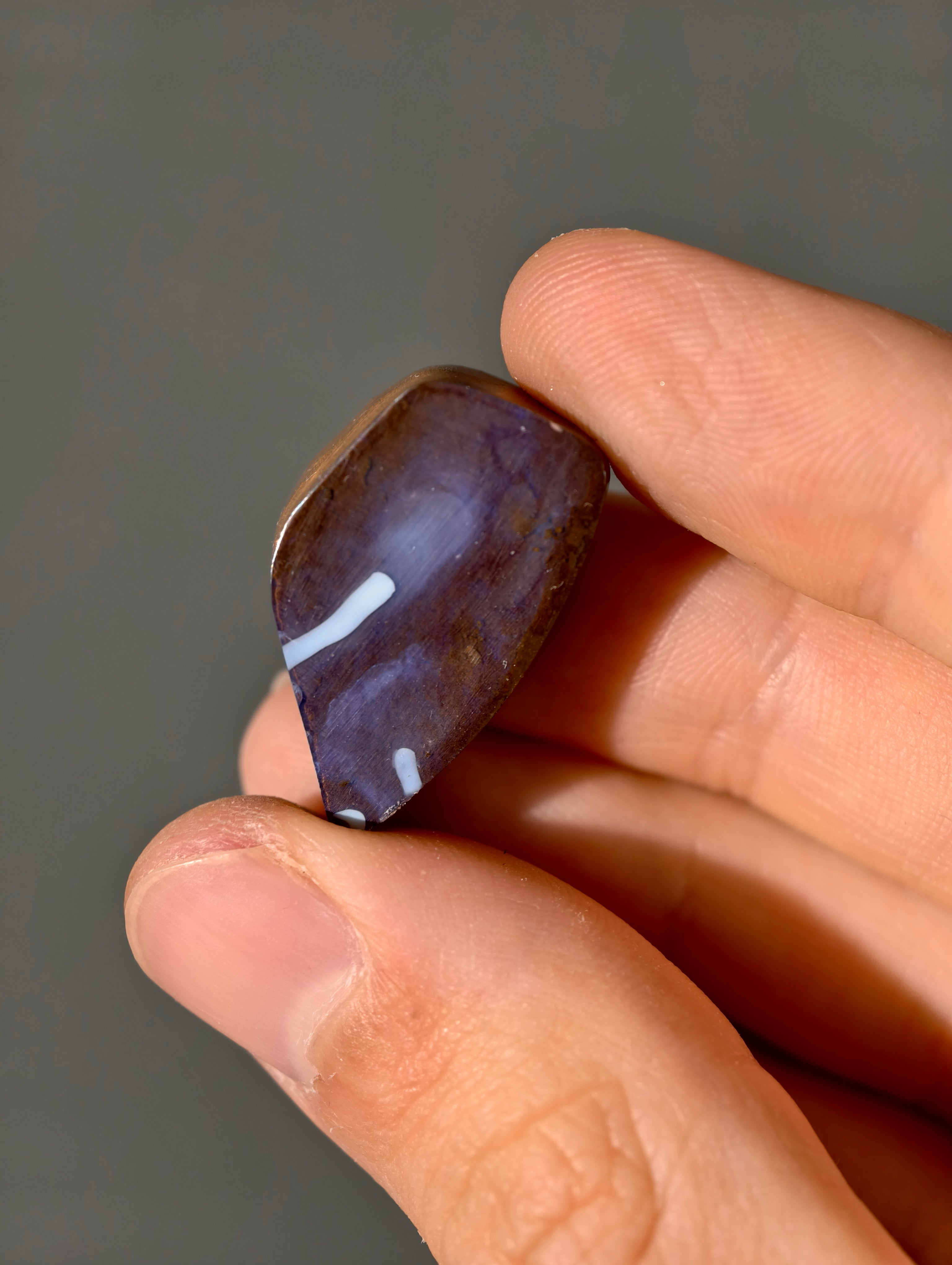 Boulder Opal aus Australien (selbst geschliffen &amp; poliert)
