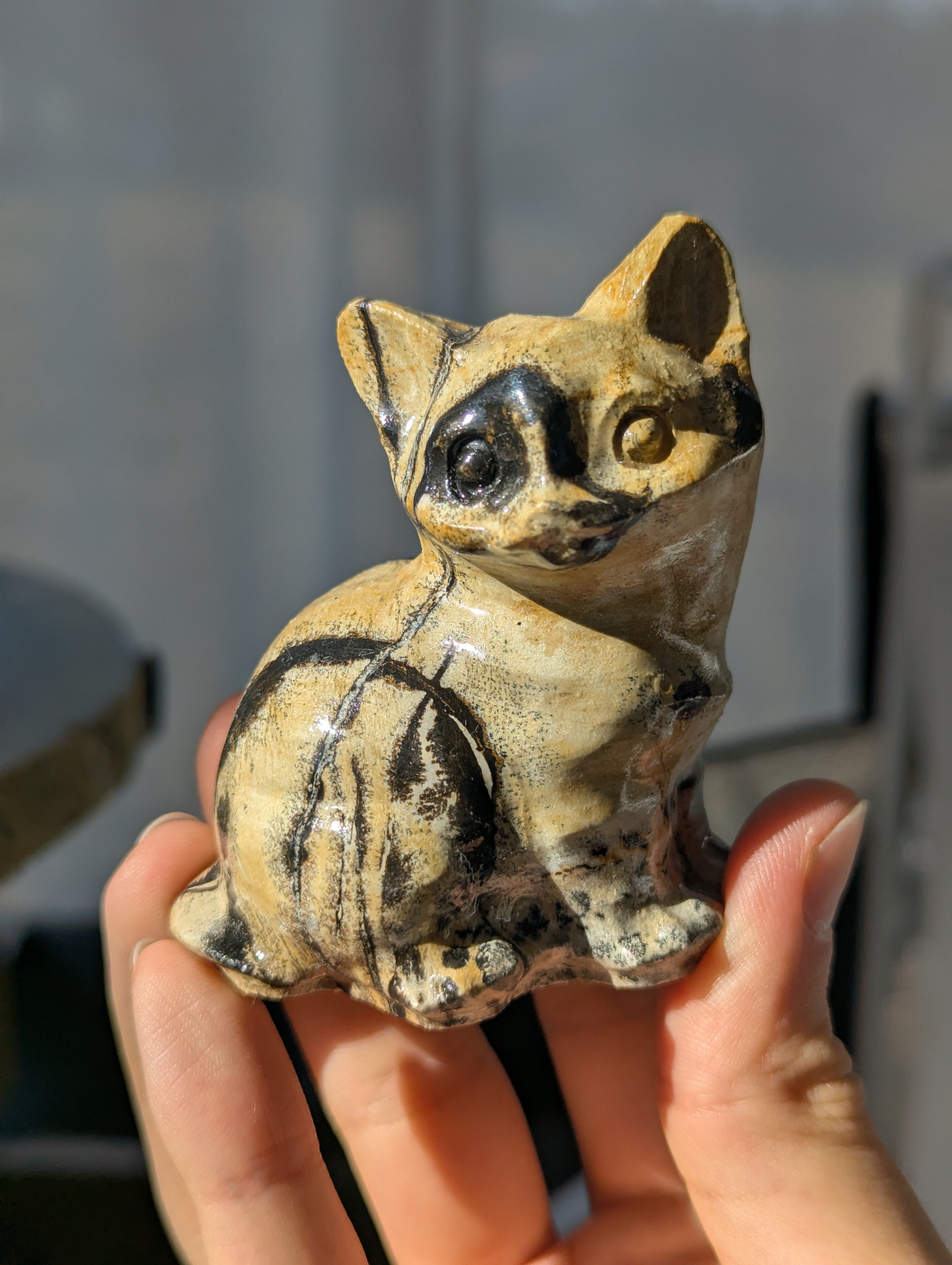 Bilderjaspis Katze 🐈 (wähle deine eigene)
