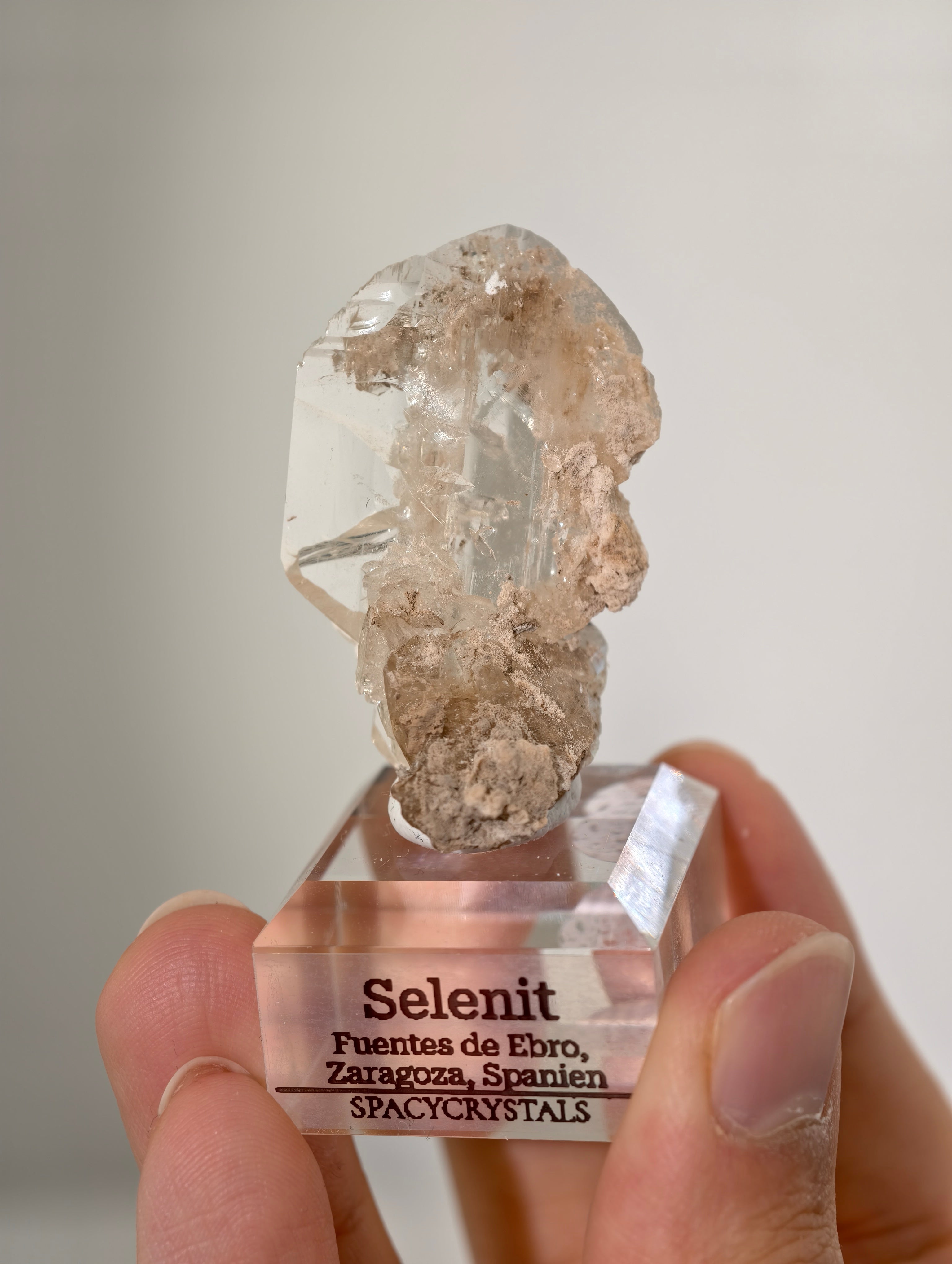 Selenit aus Spanien (UV-Aktiv)