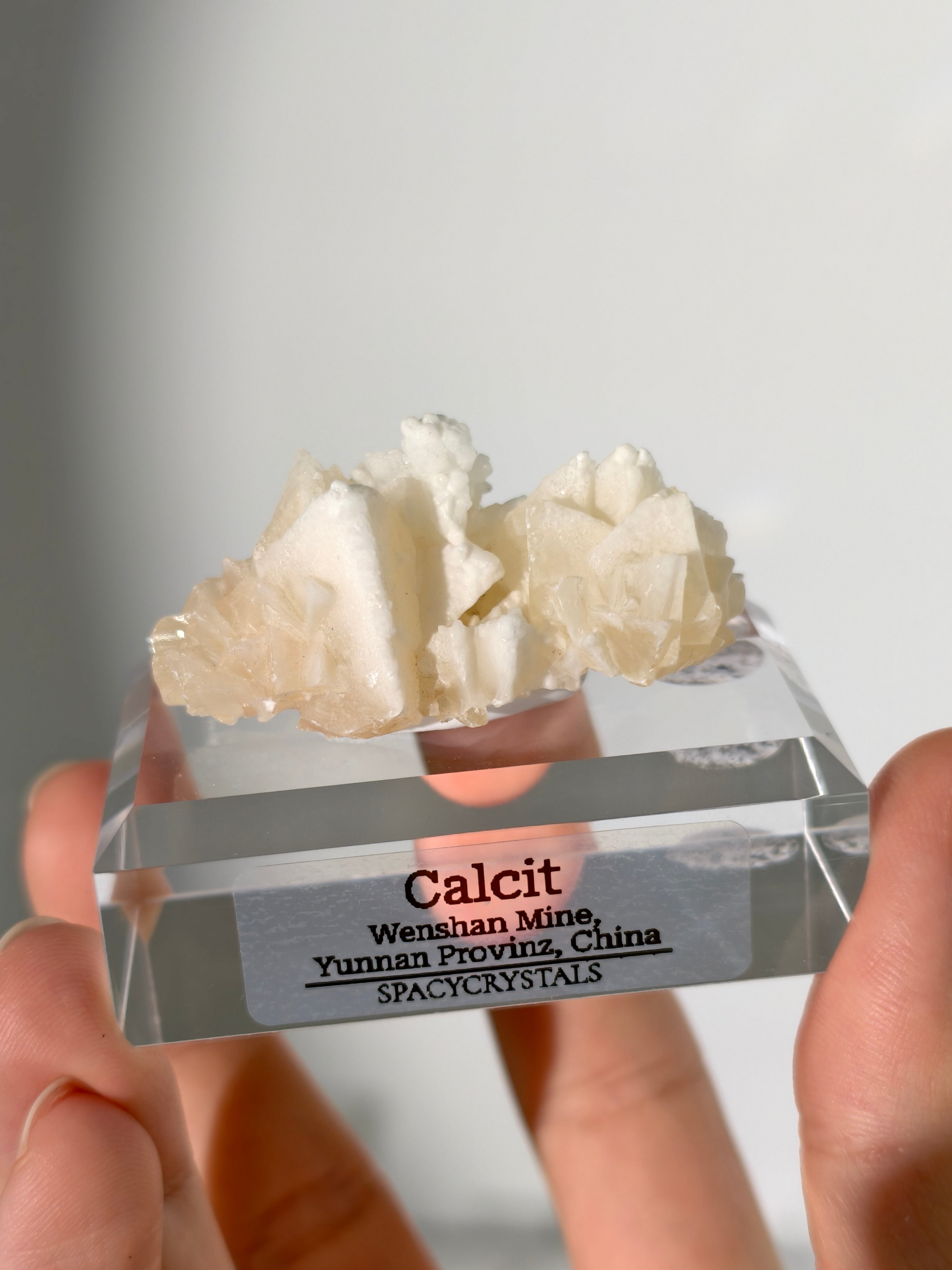 Korallenförmiger Calcit - Wenshan Mine