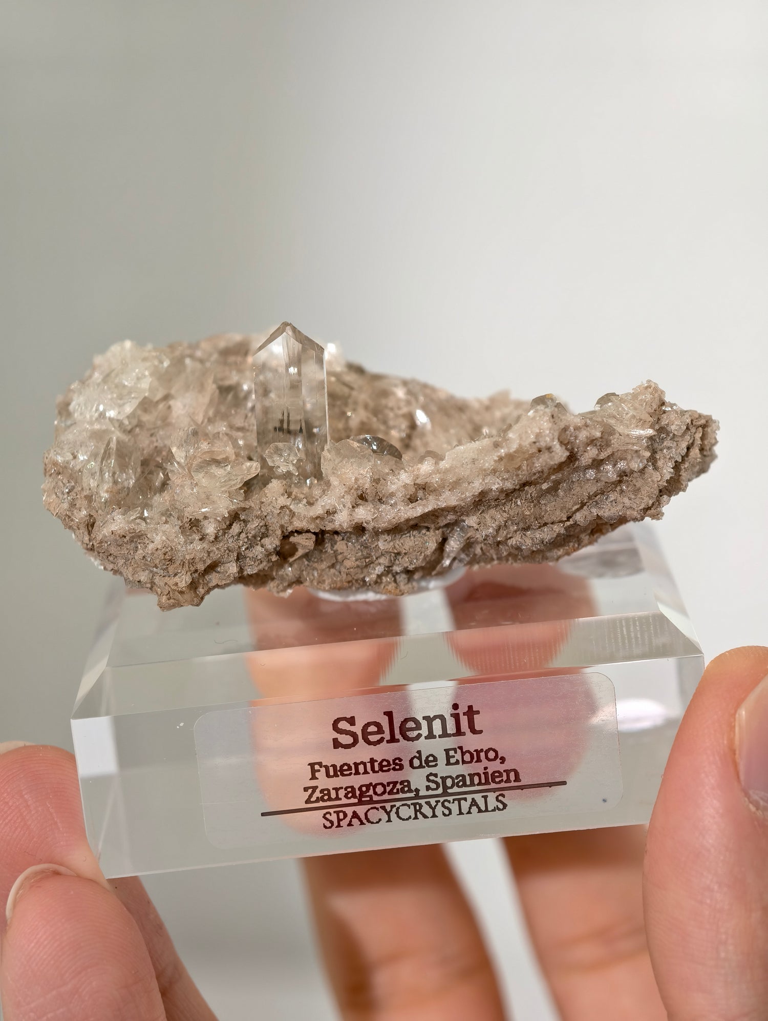 Selenit aus Spanien (UV-Aktiv)