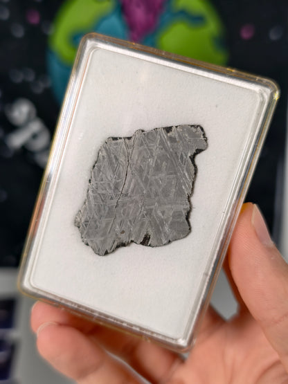 Muonionalusta Meteorit Scheibe 12,22g mit Zertifikat
