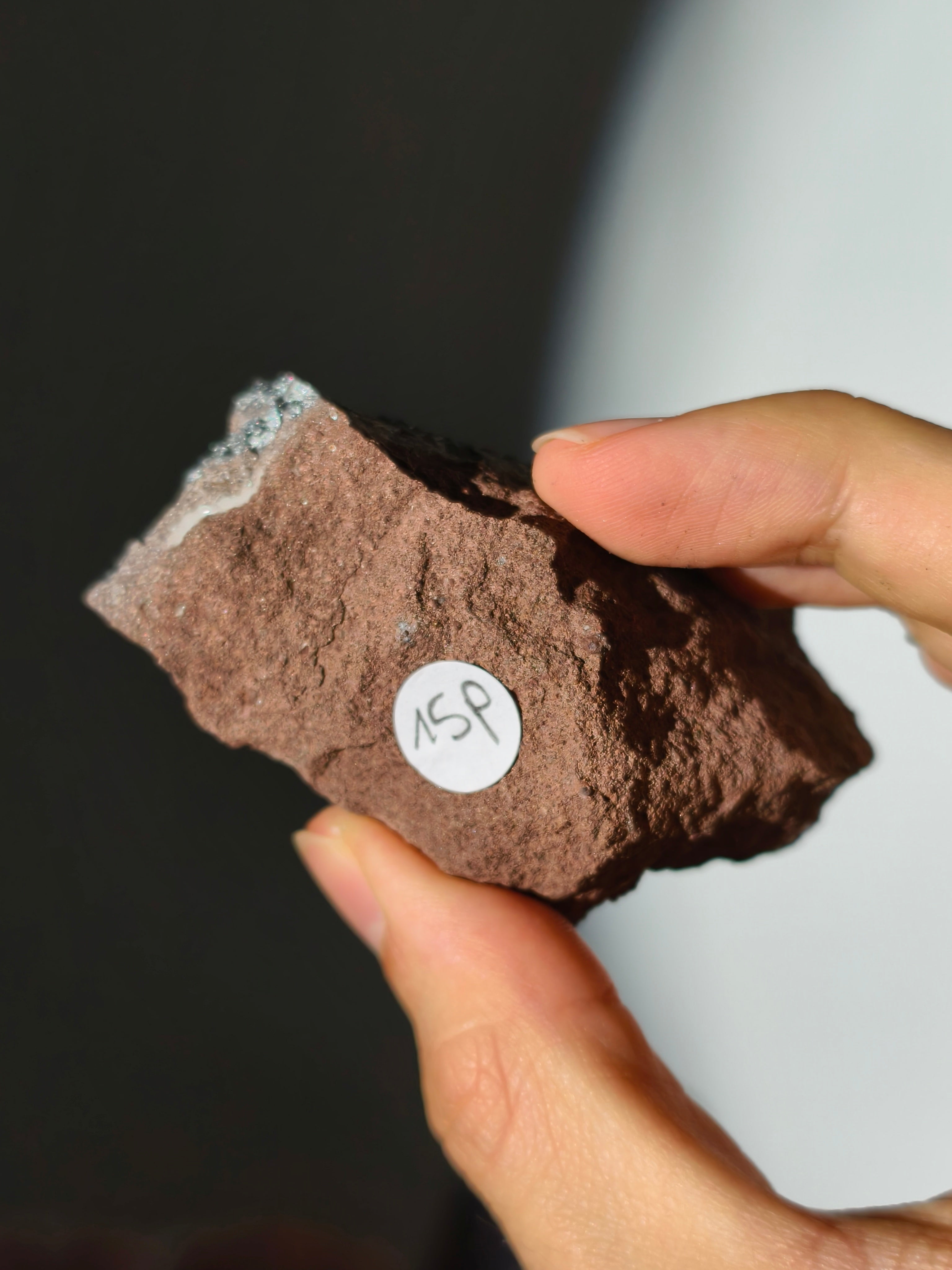 Schimmernder Pyrolusit aus Marokko