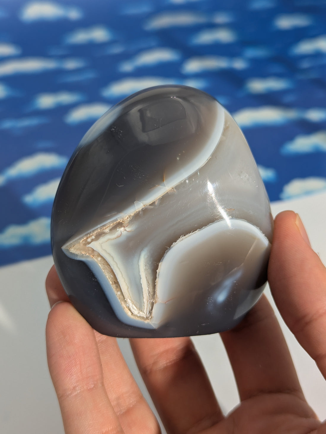 Orca Achat Freiform