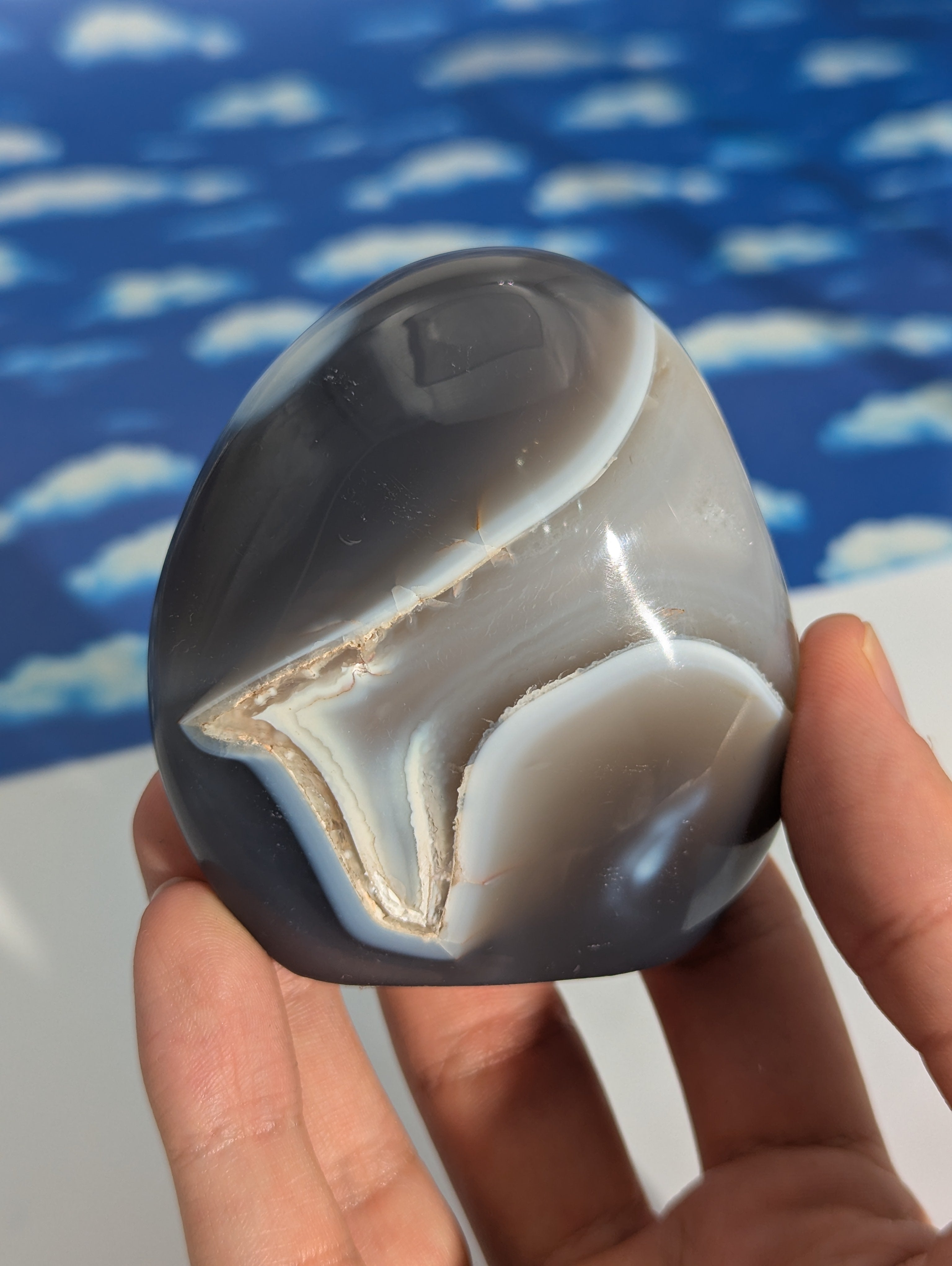 Orca Achat Freiform