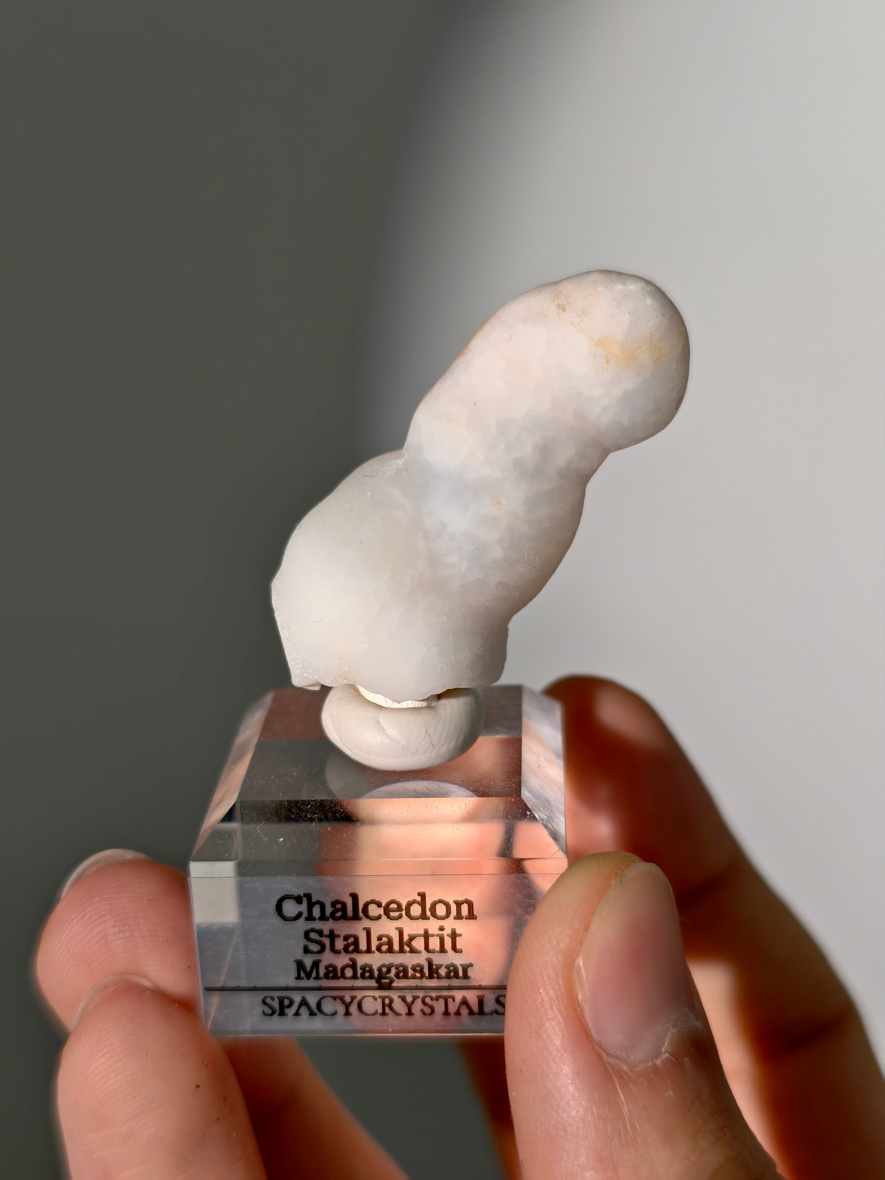 Orca Achat Stalaktiten aus Madagaskar