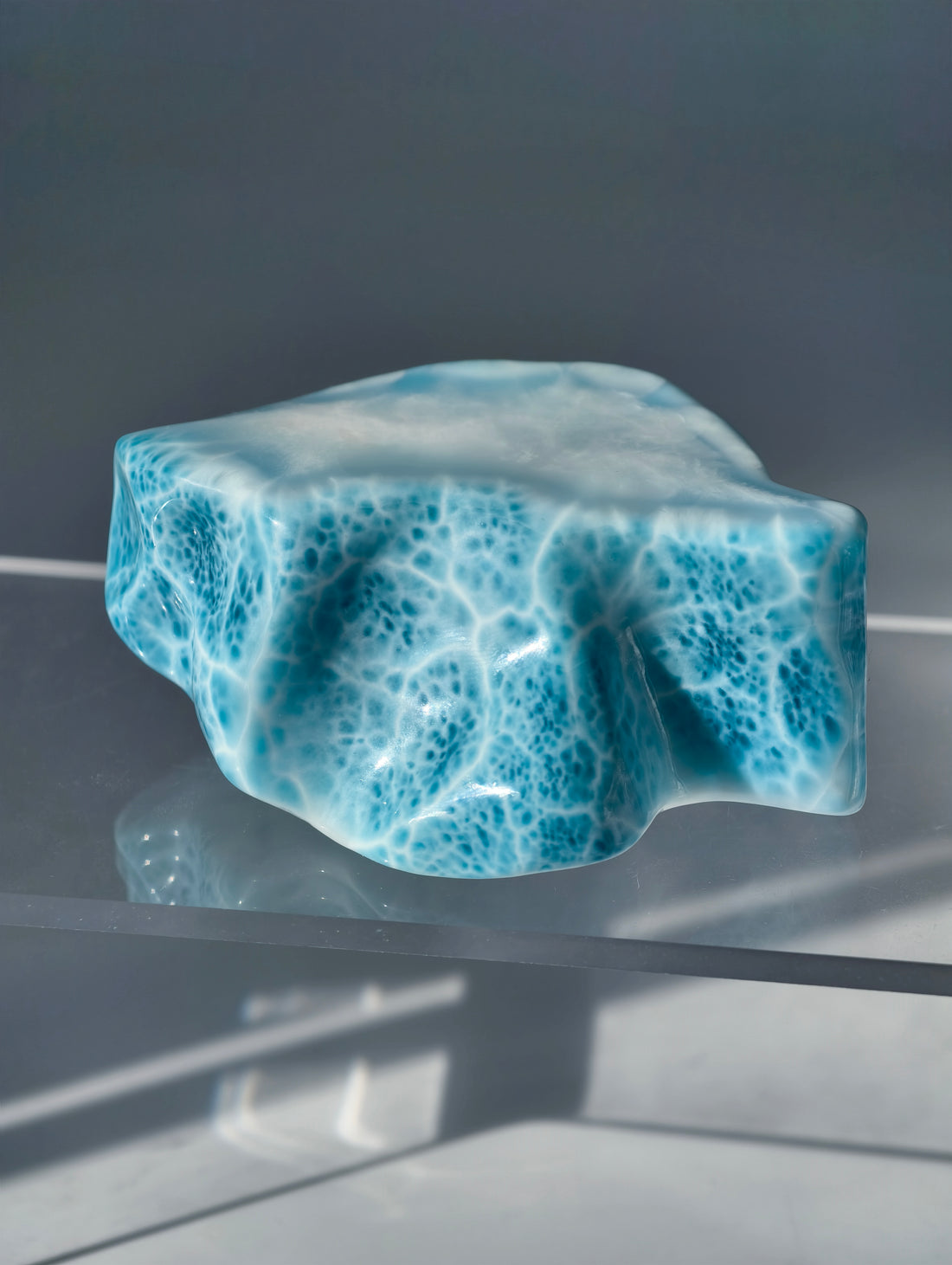 Larimar Freiform 🩵 hohe Qualität