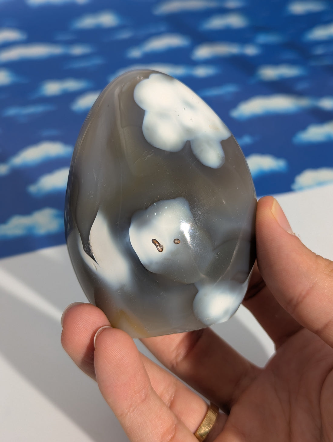 Orca Achat Freiform reduziert