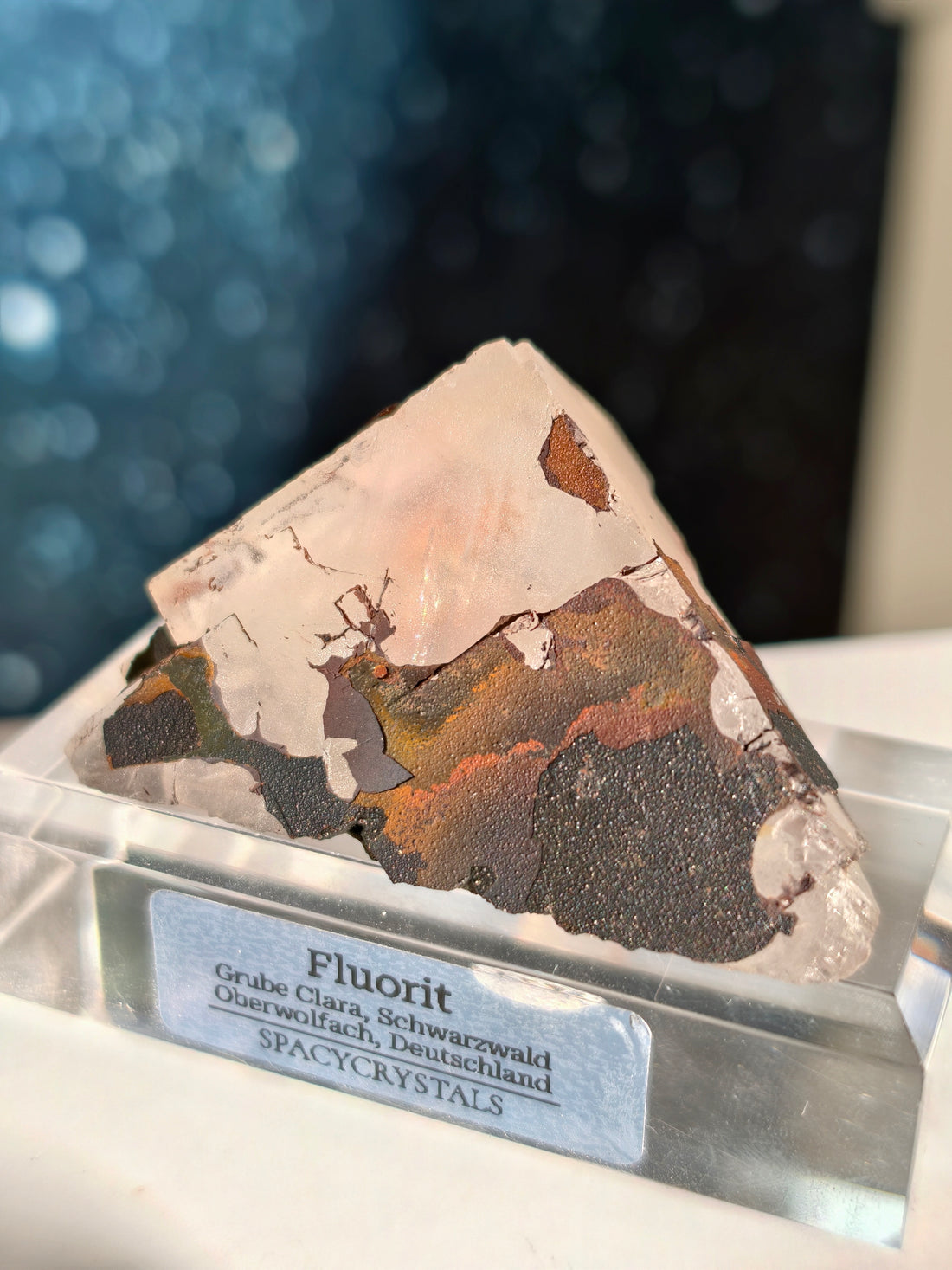 Grube Clara Fluorit mit Goethit (Schwarzwald)