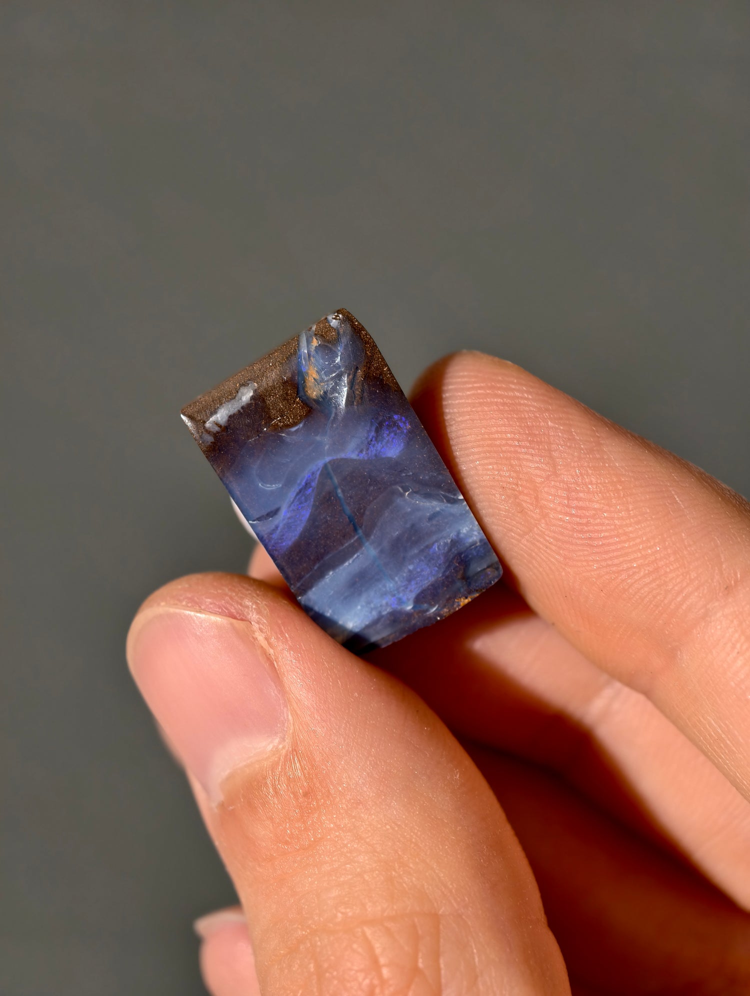 Boulder Opal aus Australien (selbst geschliffen &amp; poliert)
