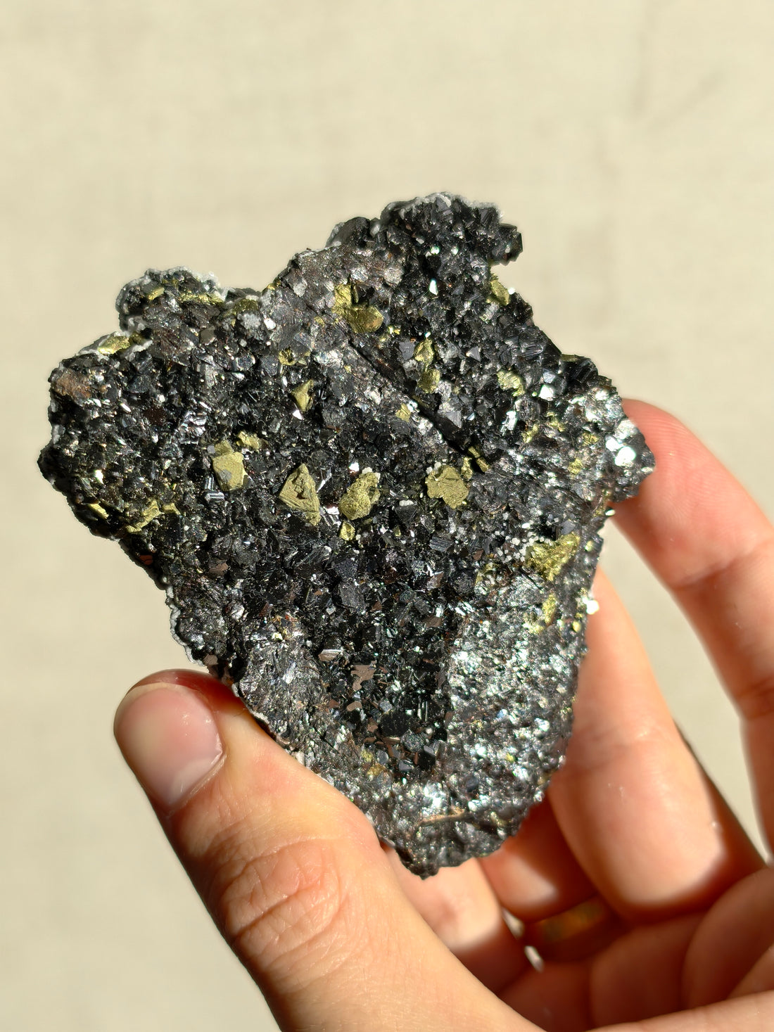 Pyrit mit Sphalerit aus Bulgarien