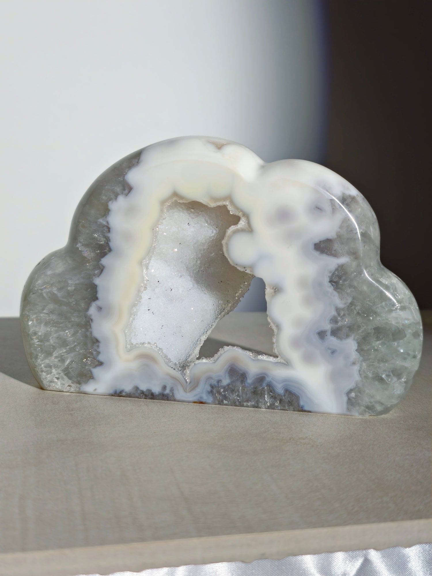 XXL Druzy Achat Wolke aus Brasilien ☁️