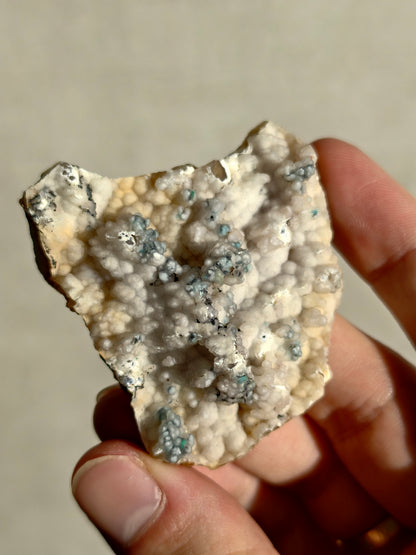 Chrysokoll in Chalcedon aus Indonesien Neu!