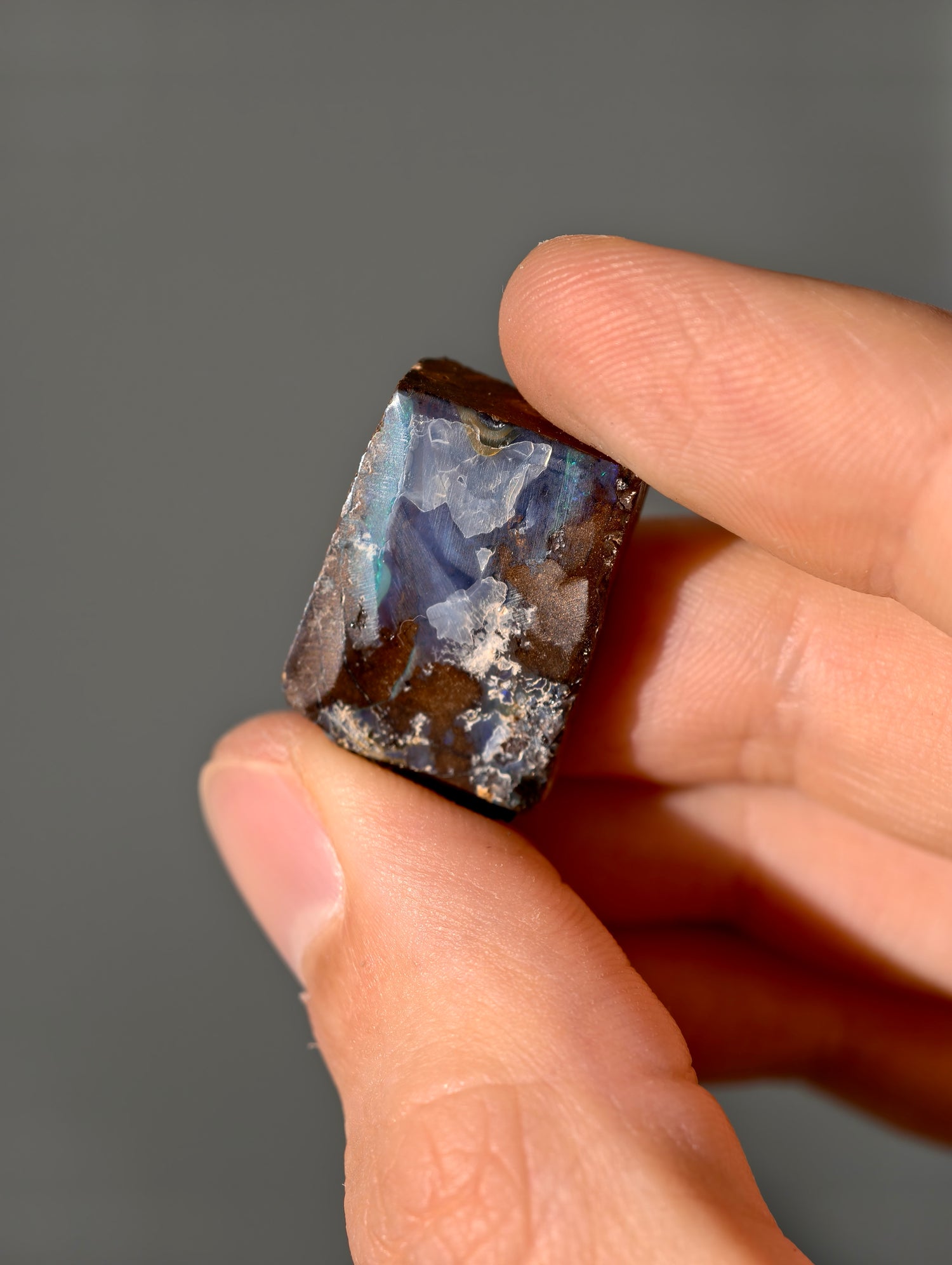 Boulder Opal aus Australien (selbst geschliffen &amp; poliert)