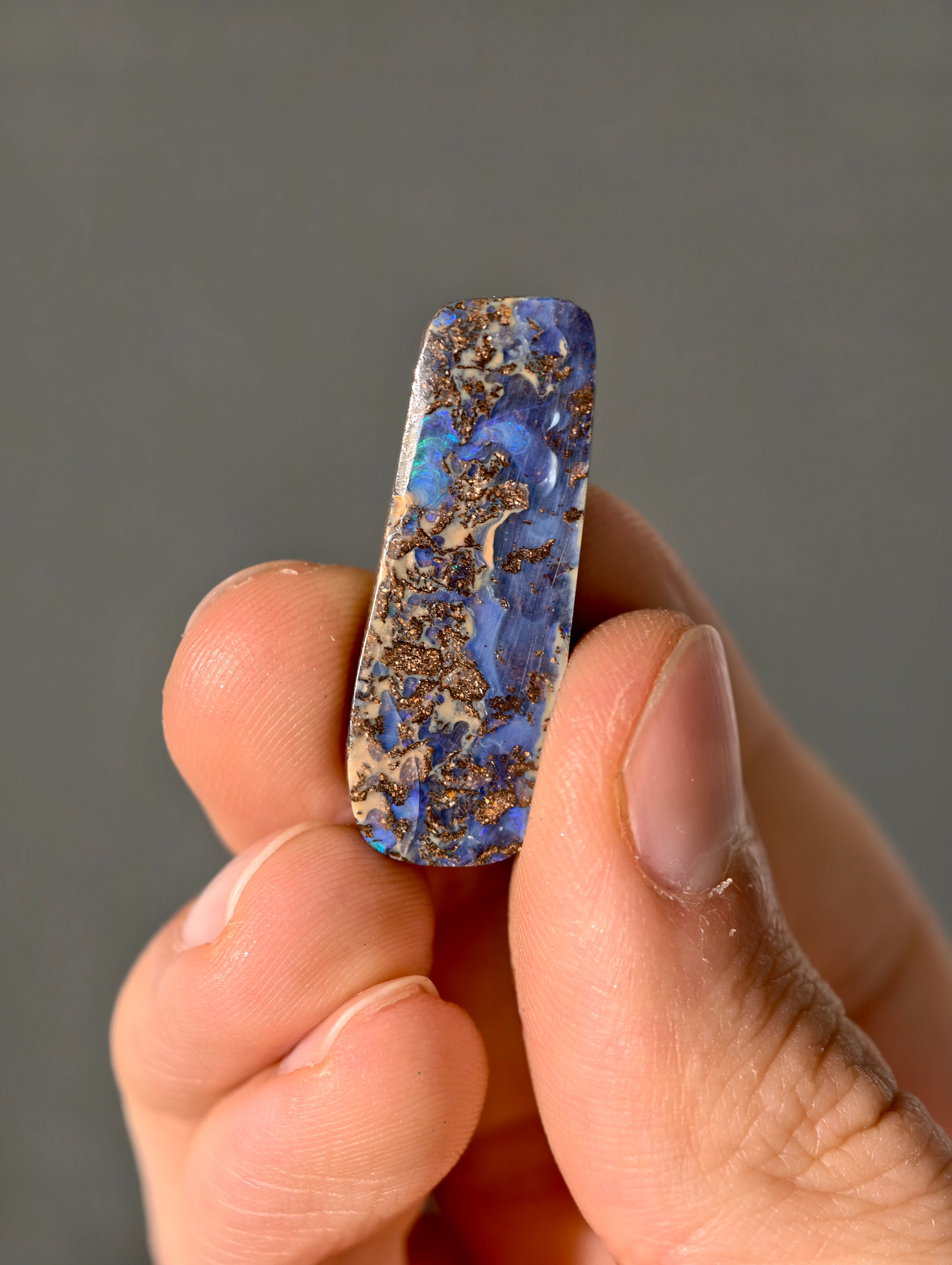 Boulder Opal aus Australien (selbst geschliffen &amp; poliert)