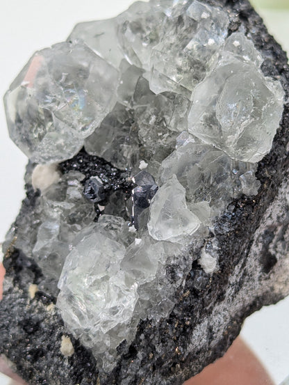 Neuer Fund! Fluorit mit Galenit und Tetraedrit aus Peru