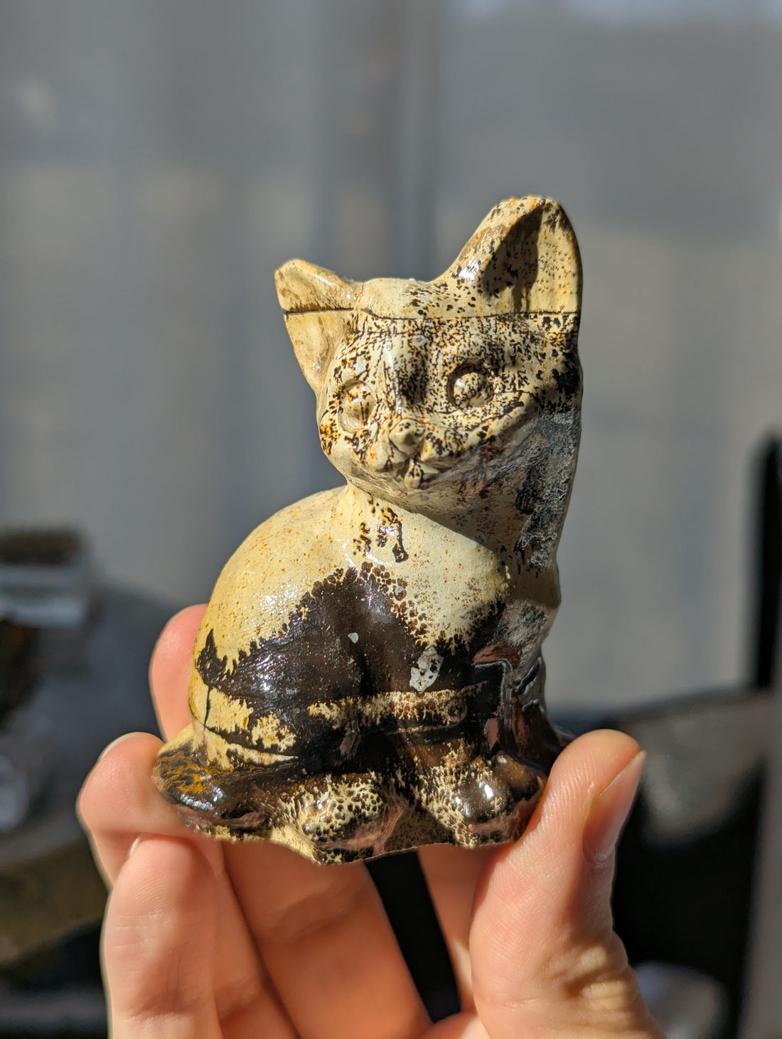 Bilderjaspis Katze 🐈 (wähle deine eigene)
