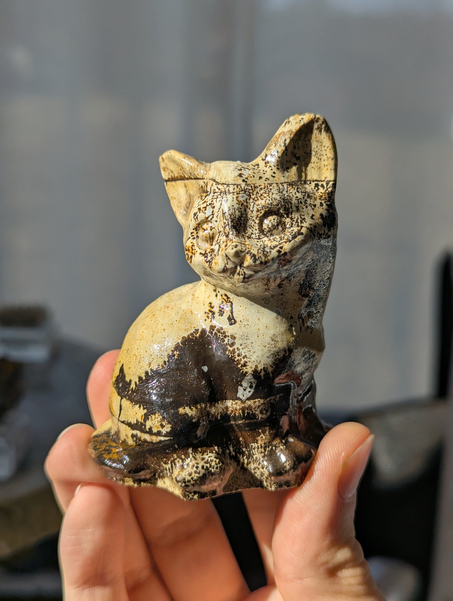 Bilderjaspis Katze 🐈 (wähle deine eigene)