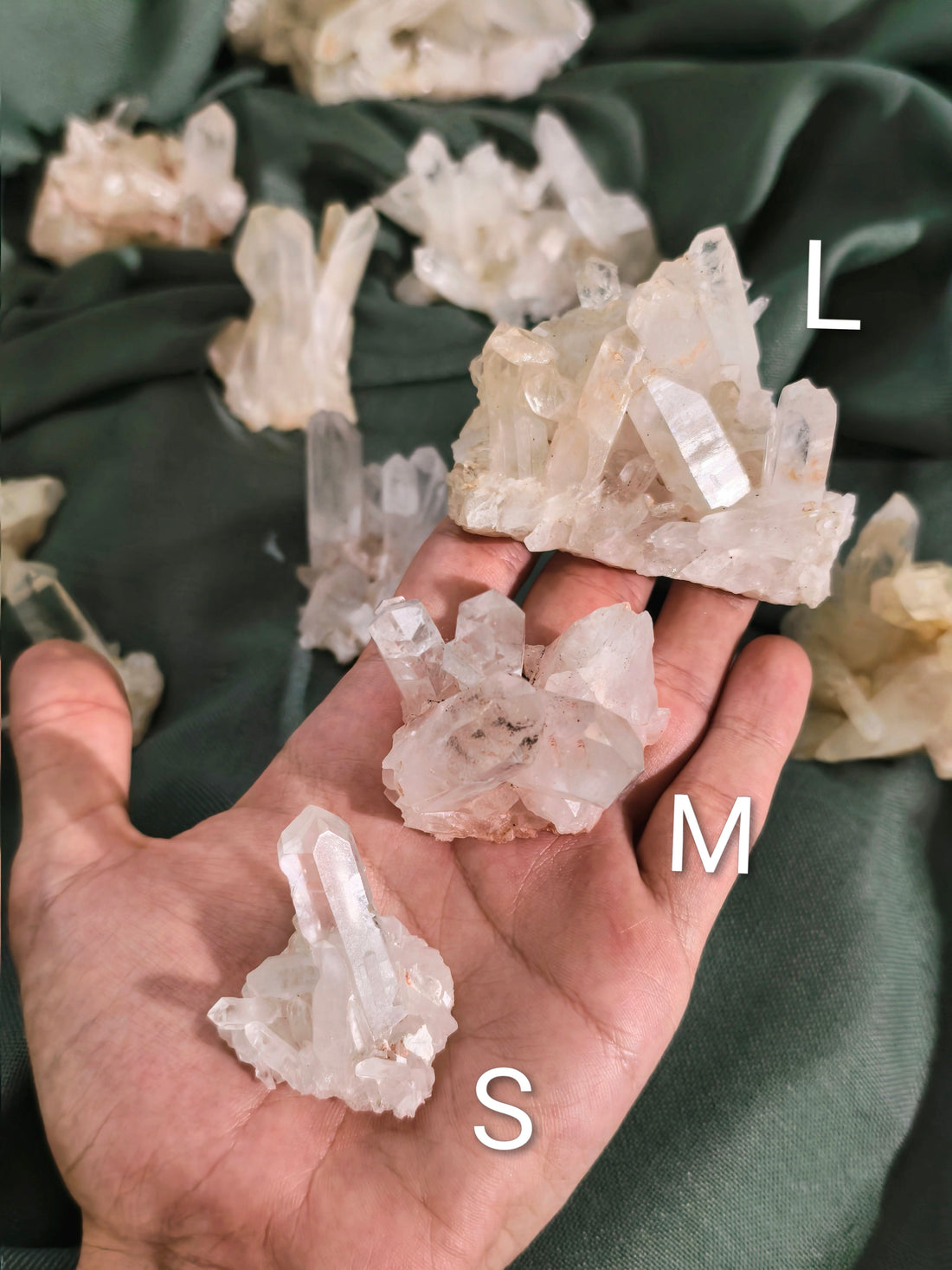 Bergkristall Stufen aus Brasilien (Größen S-L)