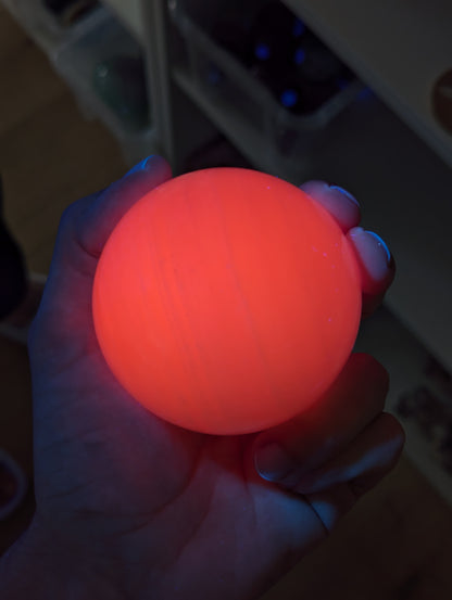 Mangano Calcit Kugel 6,3cm (UV-Aktiv)
