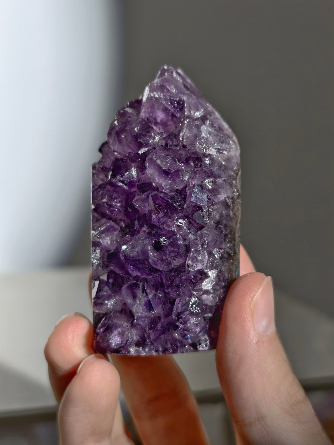 Druzy Amethyst Turm aus Brasilien