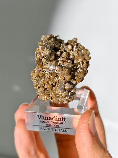 "Goldener" Vanadinit aus Touissit, 1960er Jahre