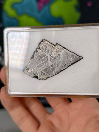 Muonionalusta Meteorit Scheibe 10,56g mit Zertifikat