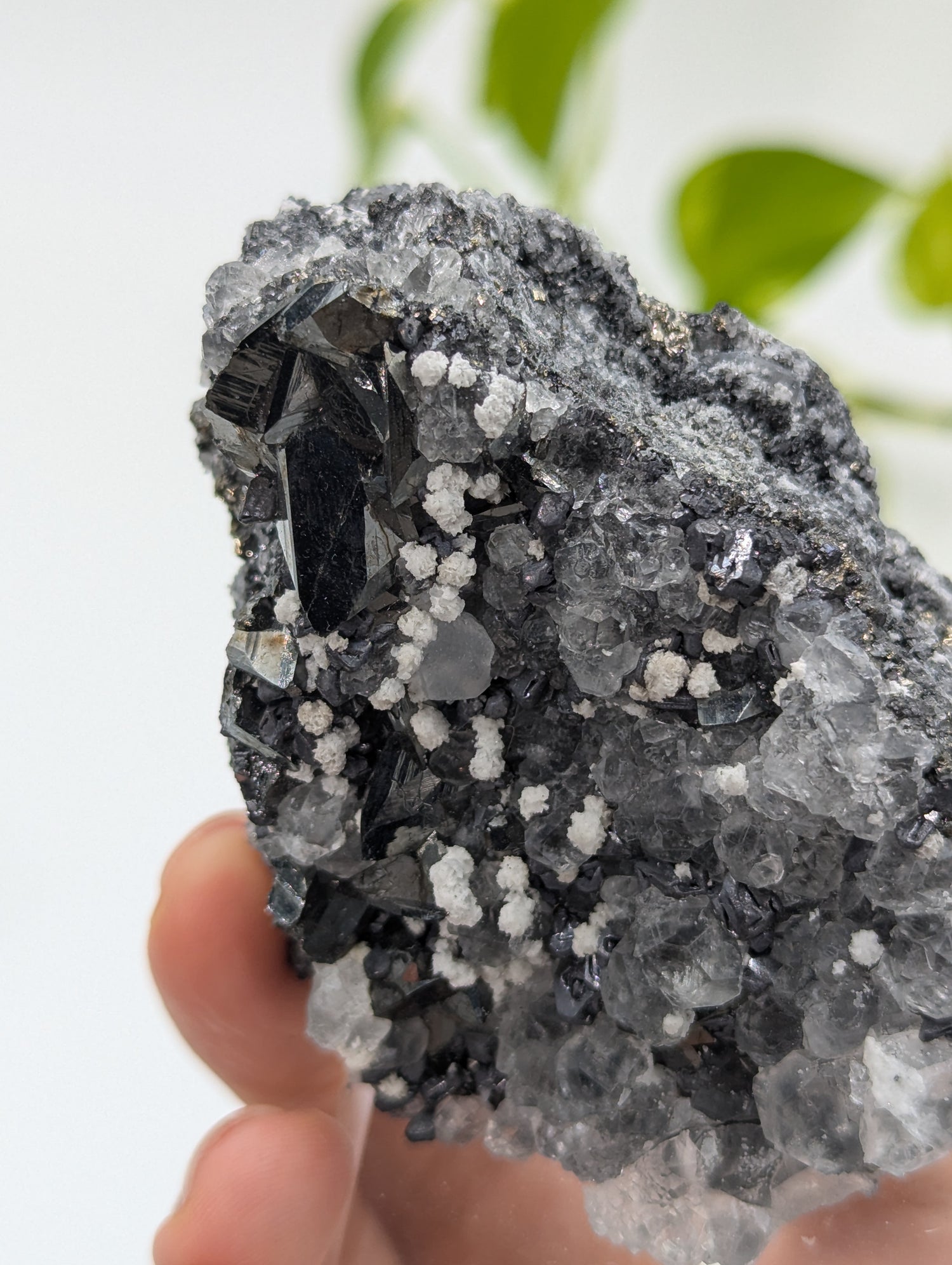 Neuer Fund! Tetraedrit mit Fluorit und Calcit aus Peru