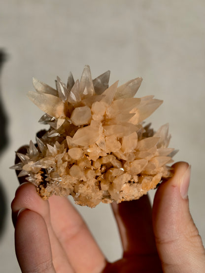 Ästhetische Calcit Spitzen Stufe aus Wenshan, China