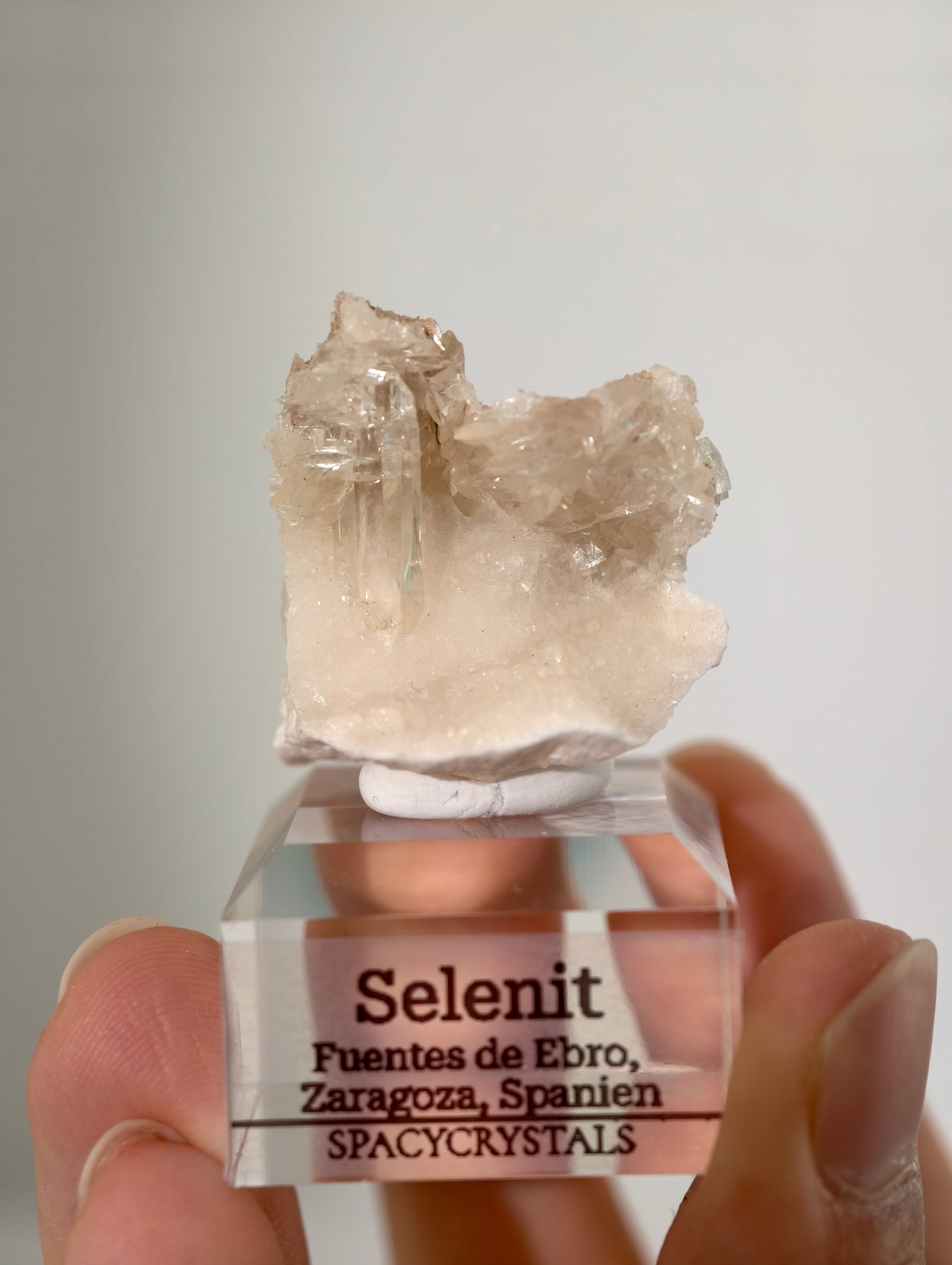 Selenit aus Spanien (UV-Aktiv)