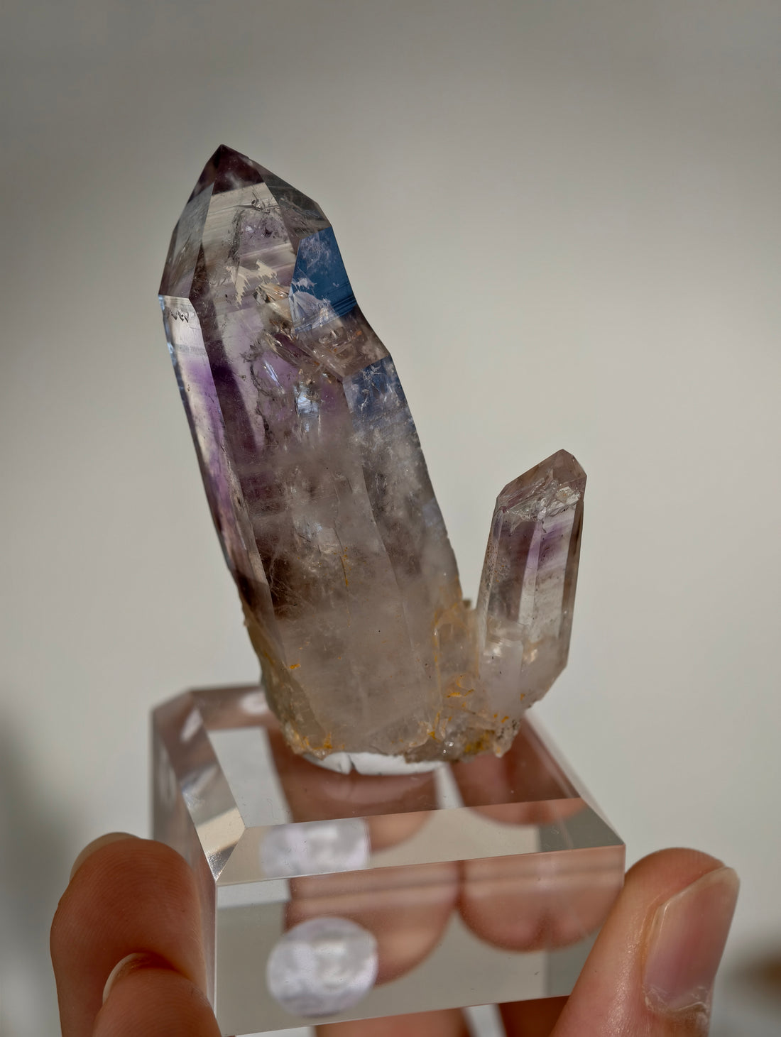 Streep Mine Amethyst Spitzen Cluster aus Goboboseb, Namibia