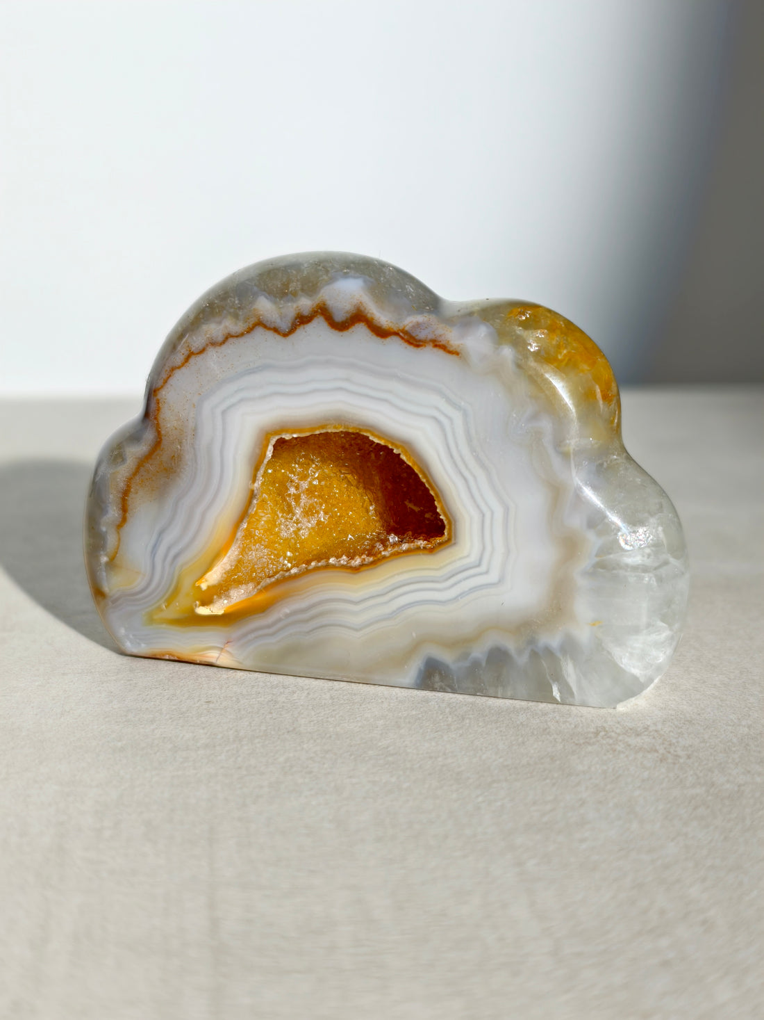 Druzy Achat Wolke aus Brasilien ☁️