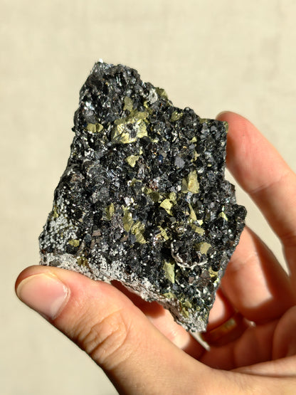 Pyrit mit Sphalerit aus Bulgarien